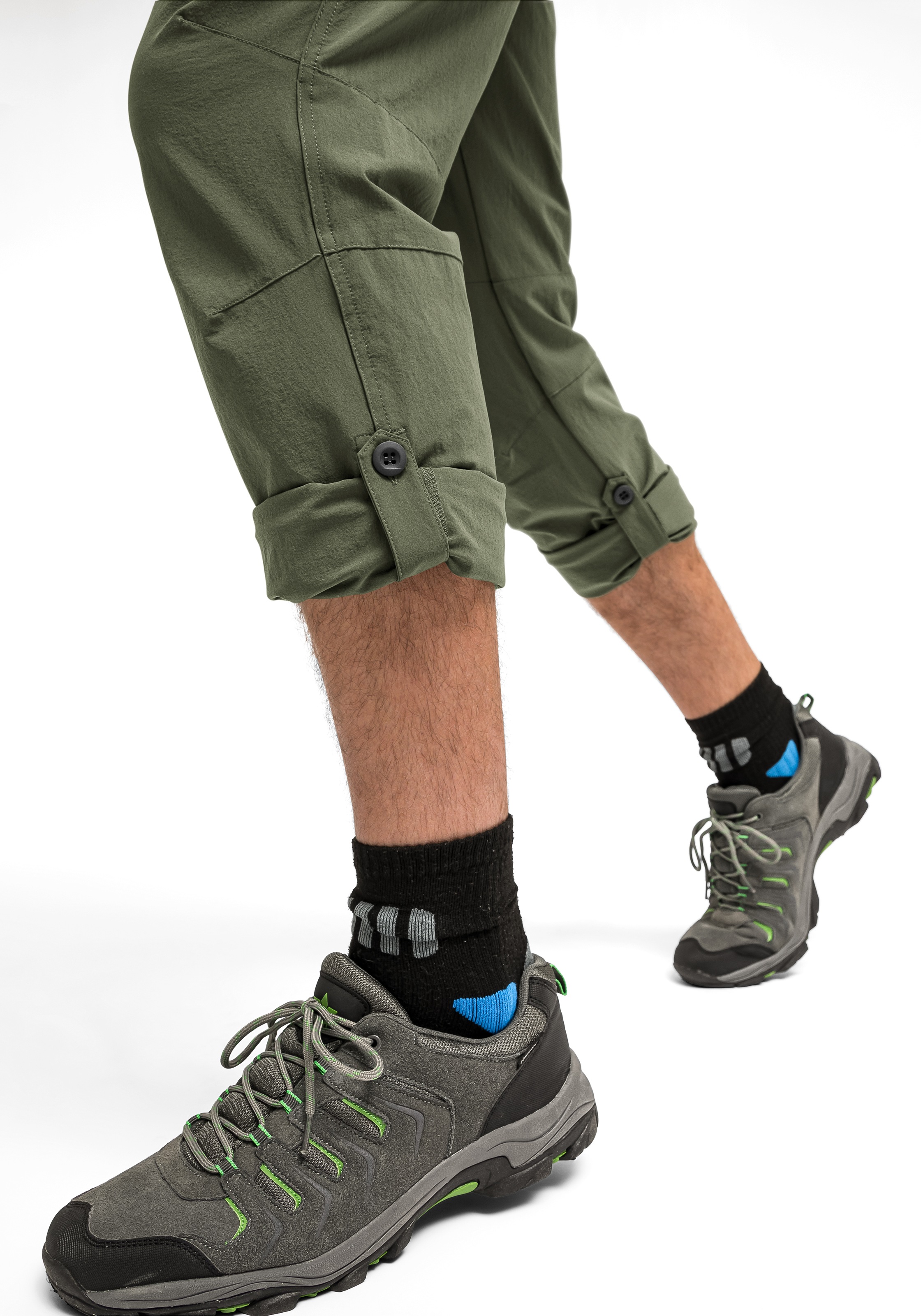 Maier Sports Funktionshose »Nil«, Herren Wanderhose, atmungsaktive Outdoor-Hose mit Roll up Funktion