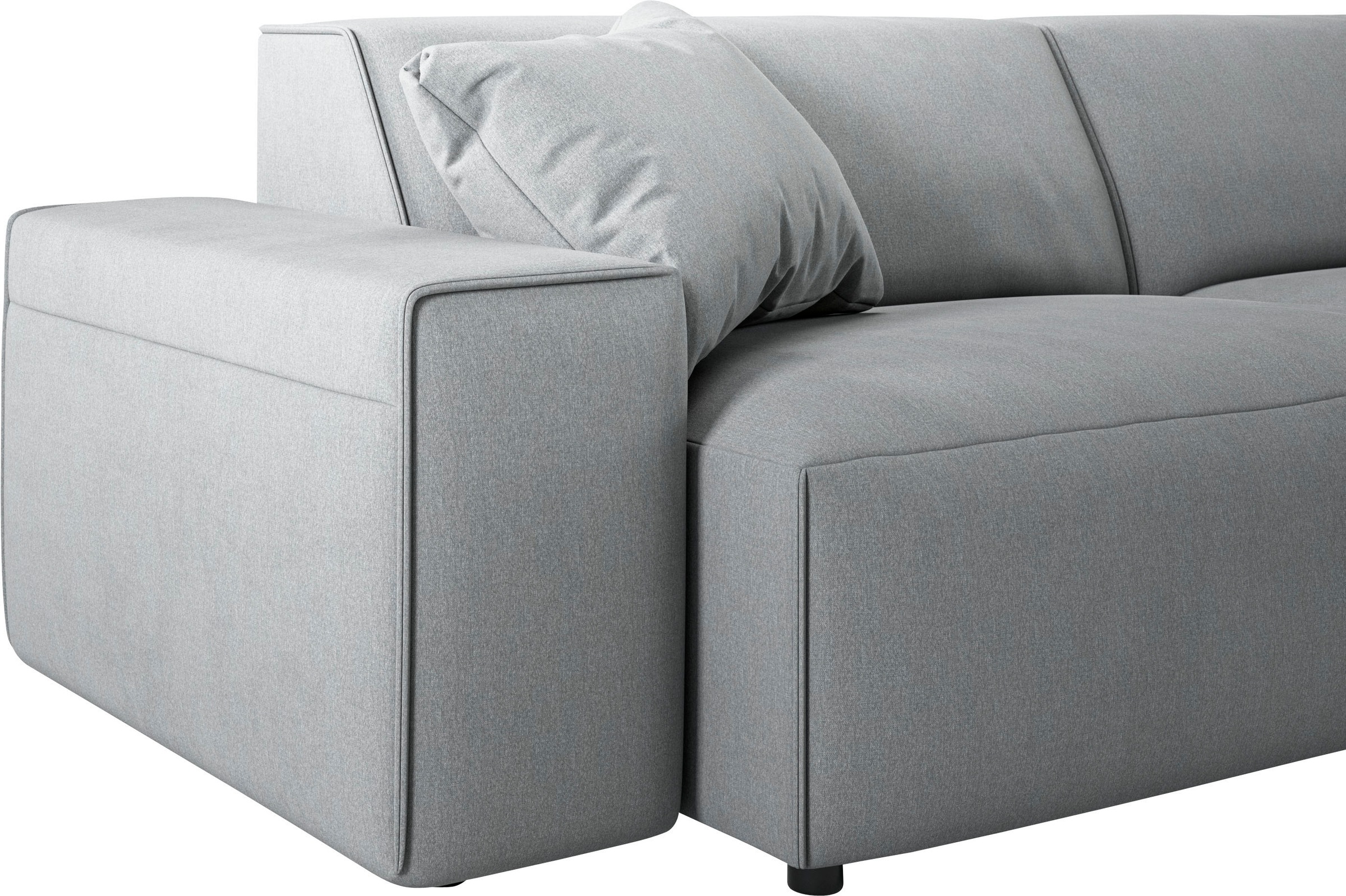 andas Big-Sofa »Glimminge  auch in Breitcord, Feincord + Easy care-Bezug,«, besondere Kedernähte Zierkissen