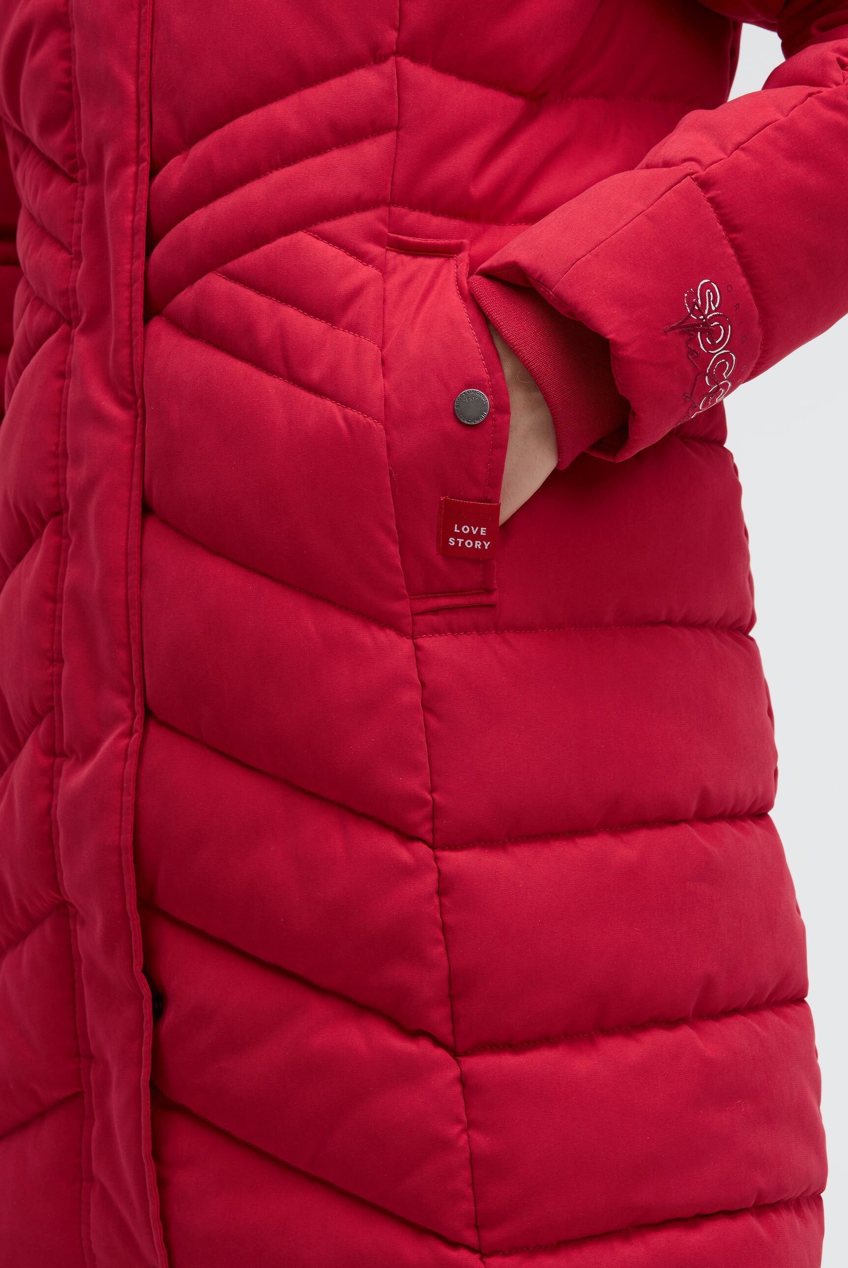 SOCCX Parka mit Kapuze mit Windbreaker-Bündchen