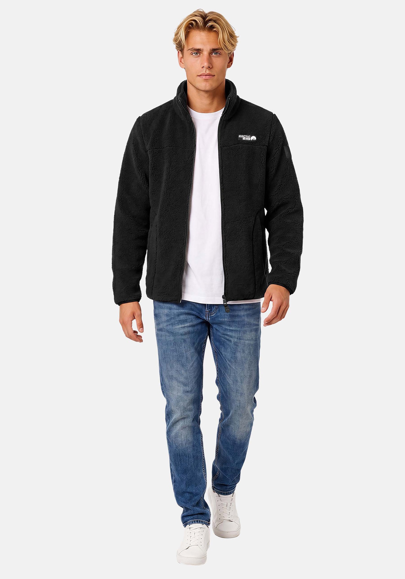Arctic Seven Fleecejacke "ASWarmy" Aus hochwertigem Sherpa-Fleece