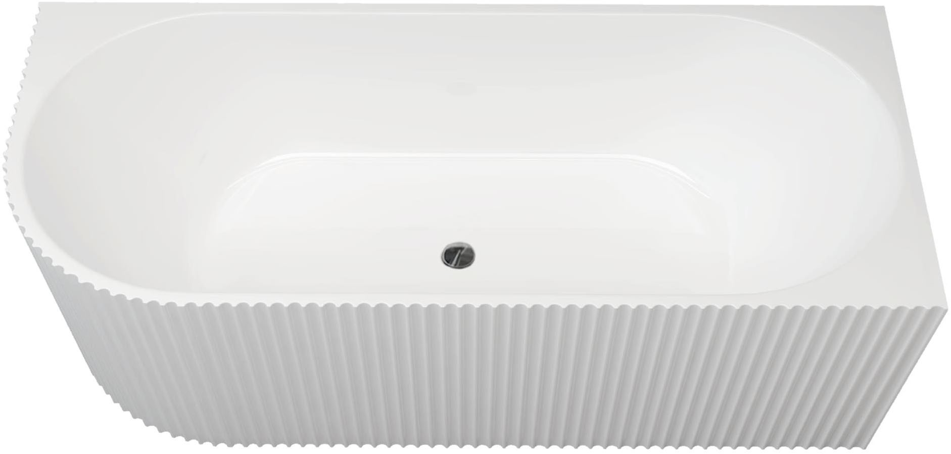 Badewanne SANOTECHNIK, B:80cm H:56cm L:170cm, weiß, Acryl, Badewannen, "BALI RECHTS", 170x80x56 cm, Acryl