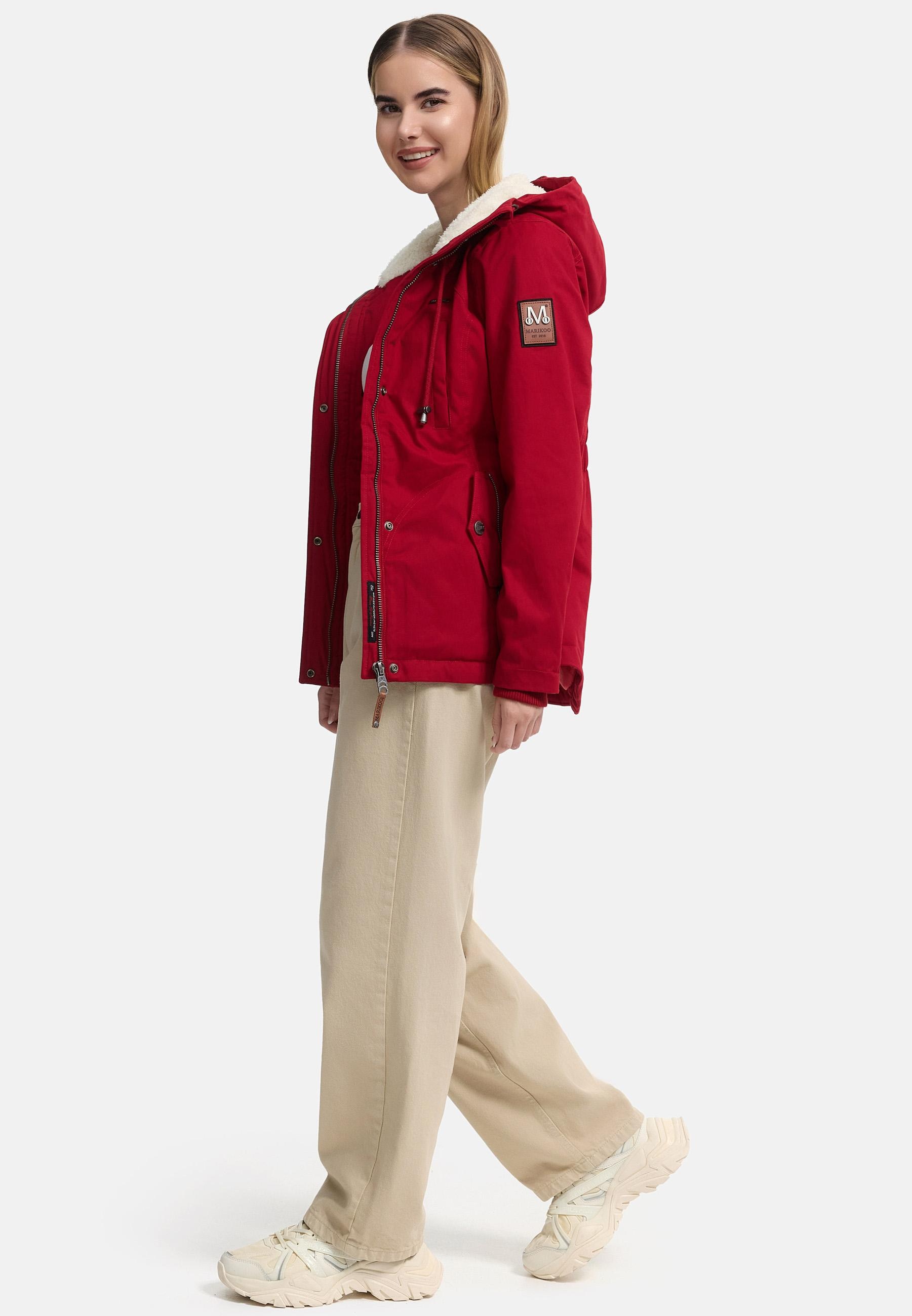 Marikoo Winterjacke »Bikoo«, mit Kapuze, sportliche Damen Outdoor Baumwolljacke mit Kapuze