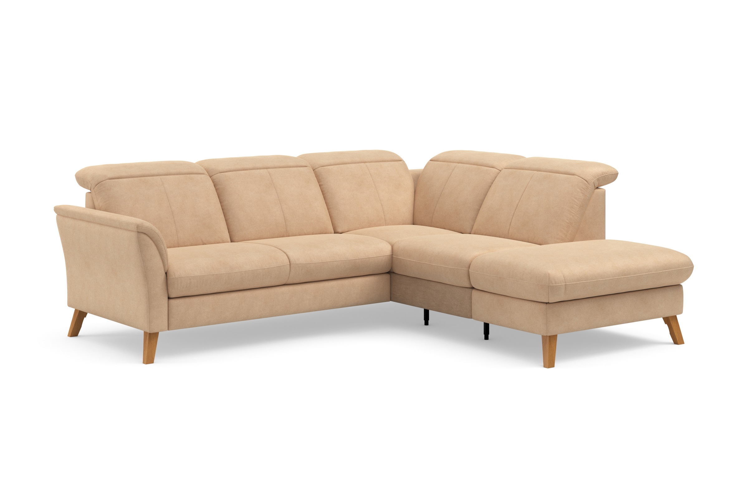sit&more Ecksofa »Romero L-Form« wahlweise mit oder ohne TV-Funktion, Bettfunktion, Bettkasten