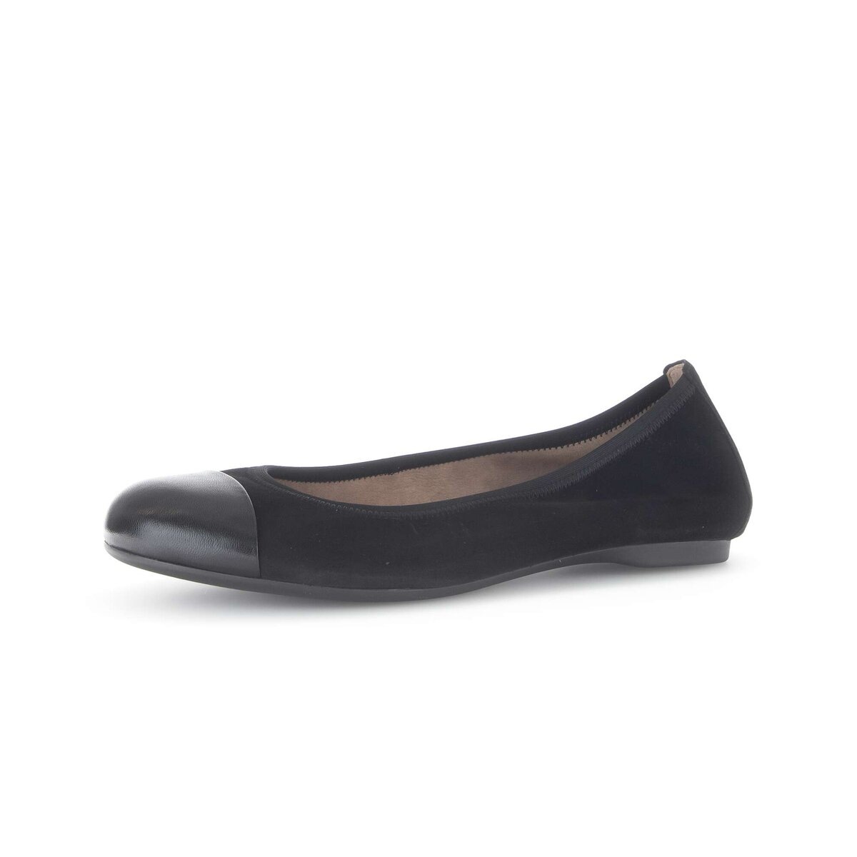 Ballerina GABOR "Eleganter Ballerina", Damen, Gr. 38,5, schwarz, Schuhe Ballerina 4