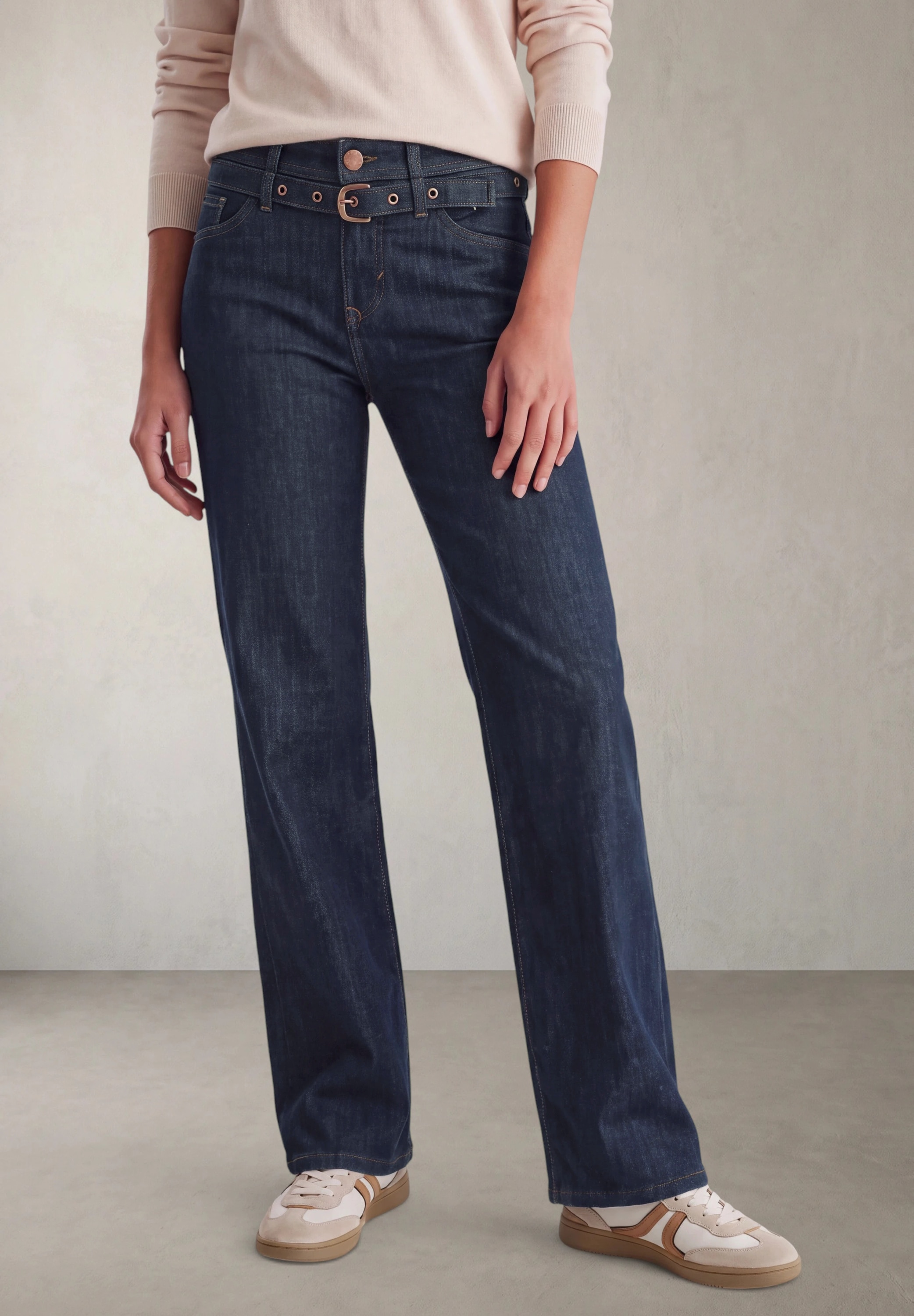 STREET ONE STUDIO Loose-fit-Jeans 5-Pocket-Style