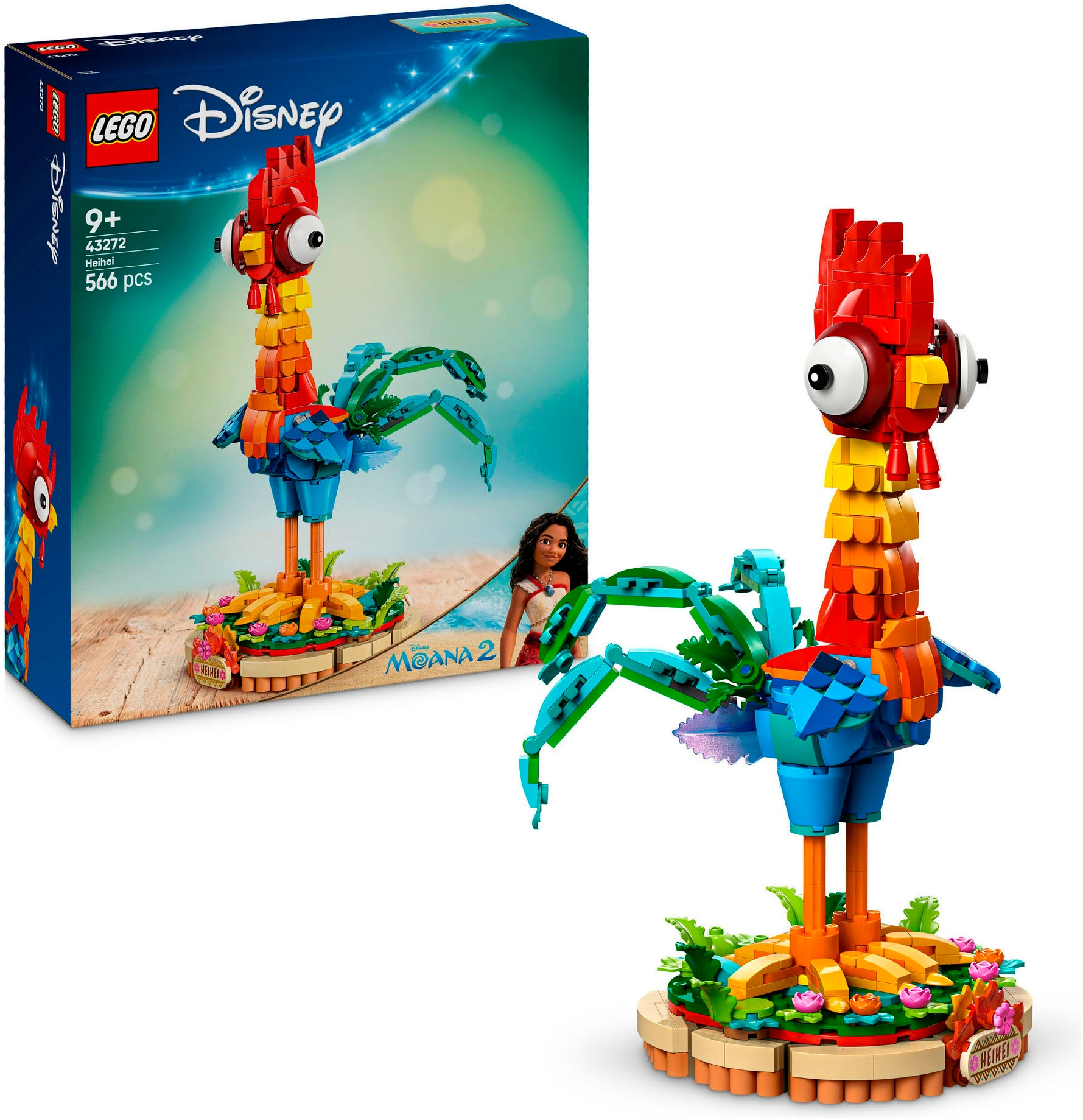 LEGO® Konstruktionsspielsteine »Heihei (43272), LEGO® Disney Princess«, (566 St.), Made in...