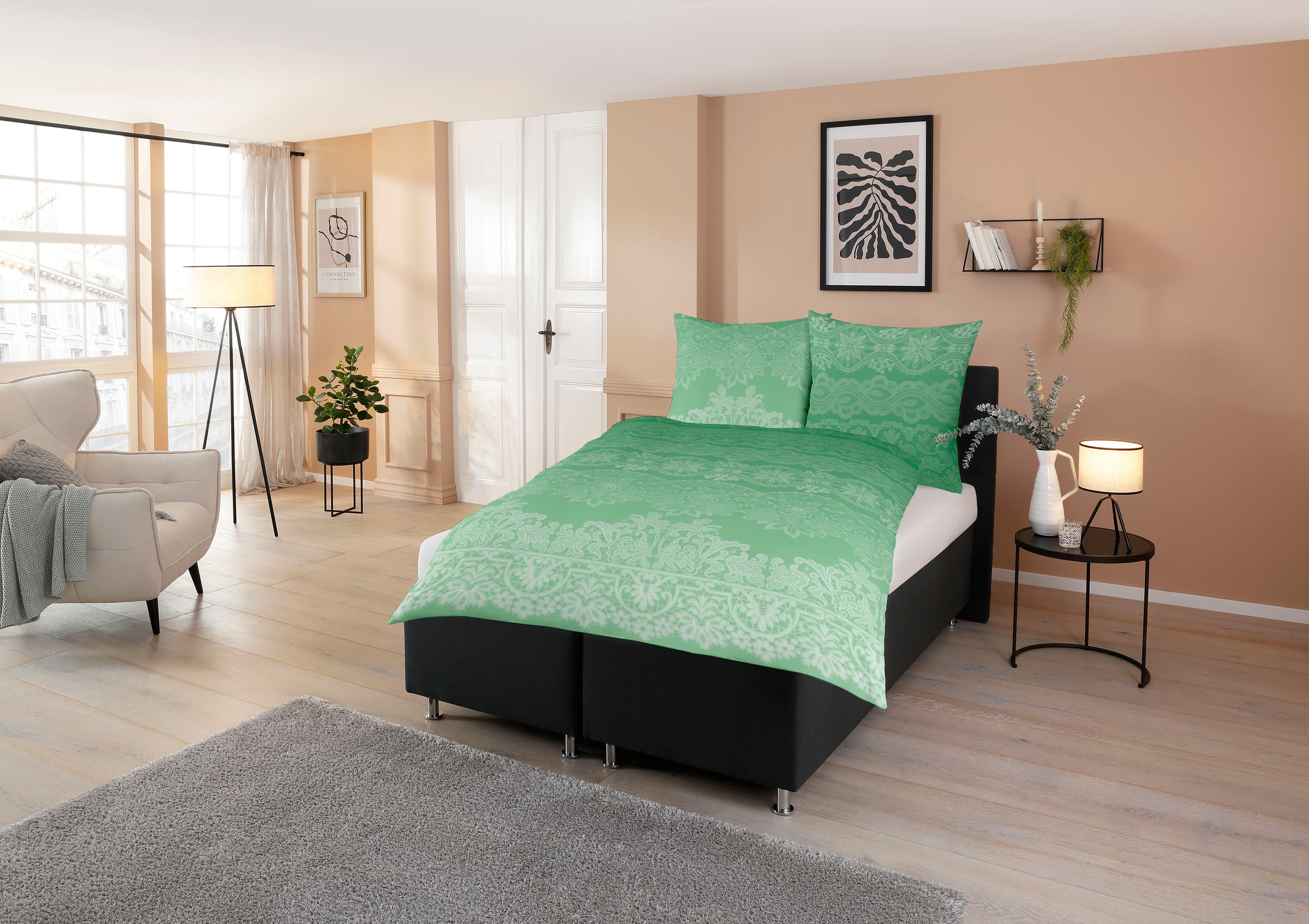 CASATEX Bettwäsche "Demir" 3 Stk. schlichte, elegante, Bettwäsche günstig online kaufen