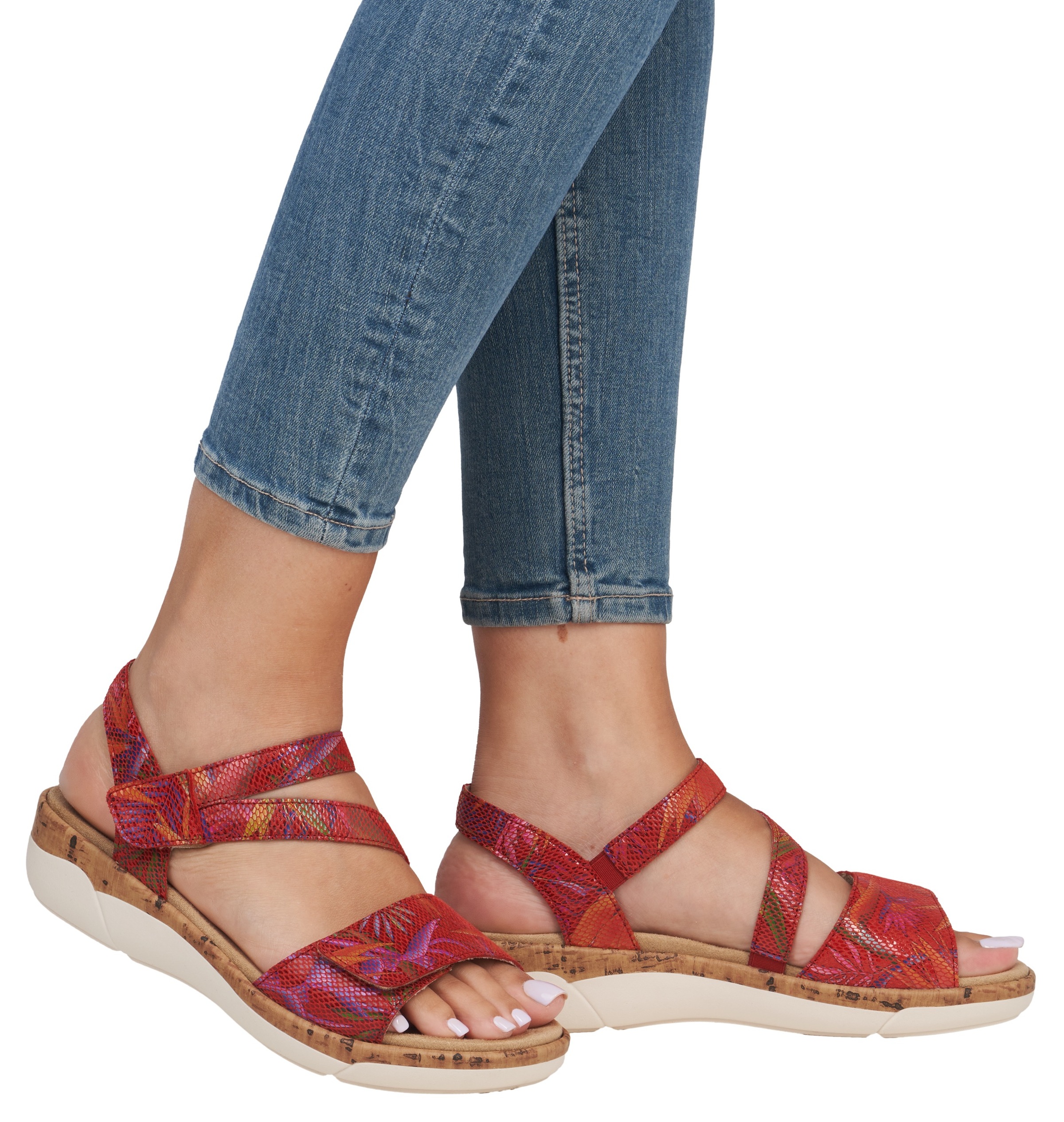 Remonte, Sommerschuh, Klettschuh, Riemchensandale mit Softfußbett günstig online kaufen