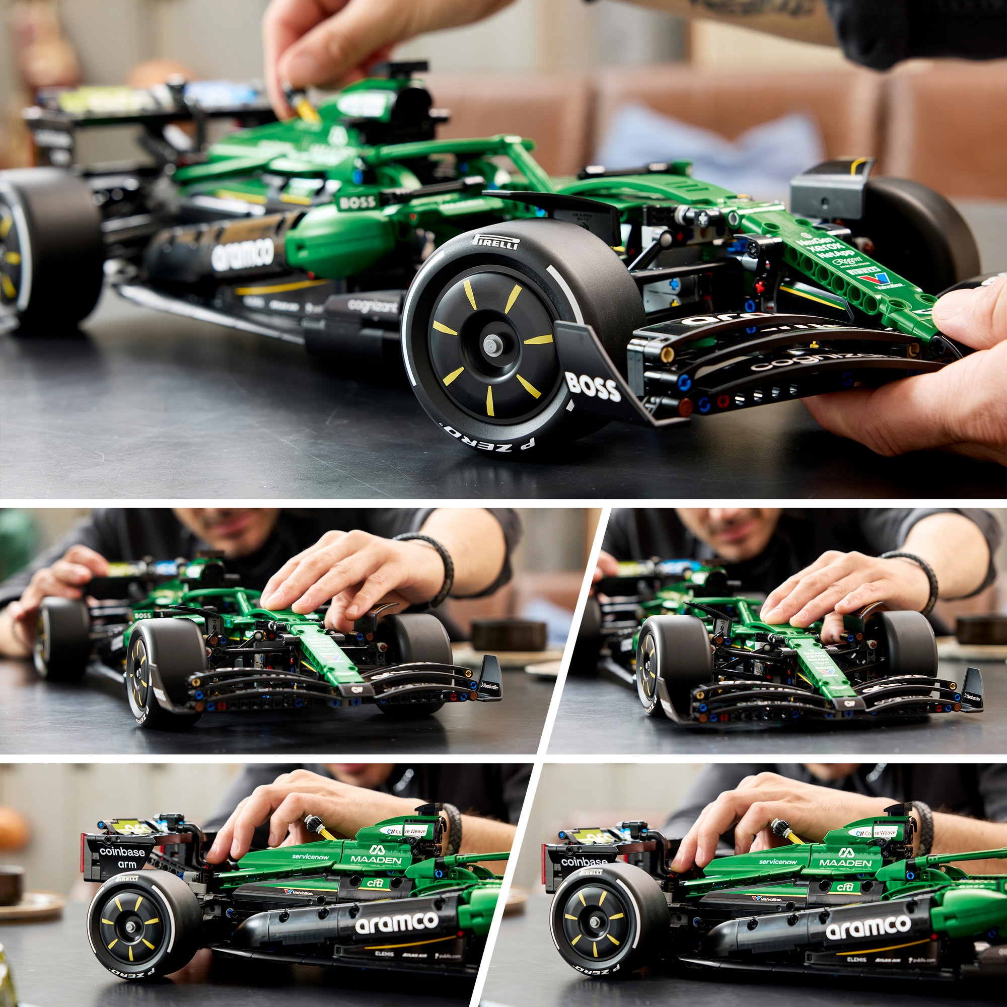 LEGO® Konstruktionsspielsteine »Aston Martin Aramco AMR25 F1 Auto (42240), LEGO Technic« Made in Europe