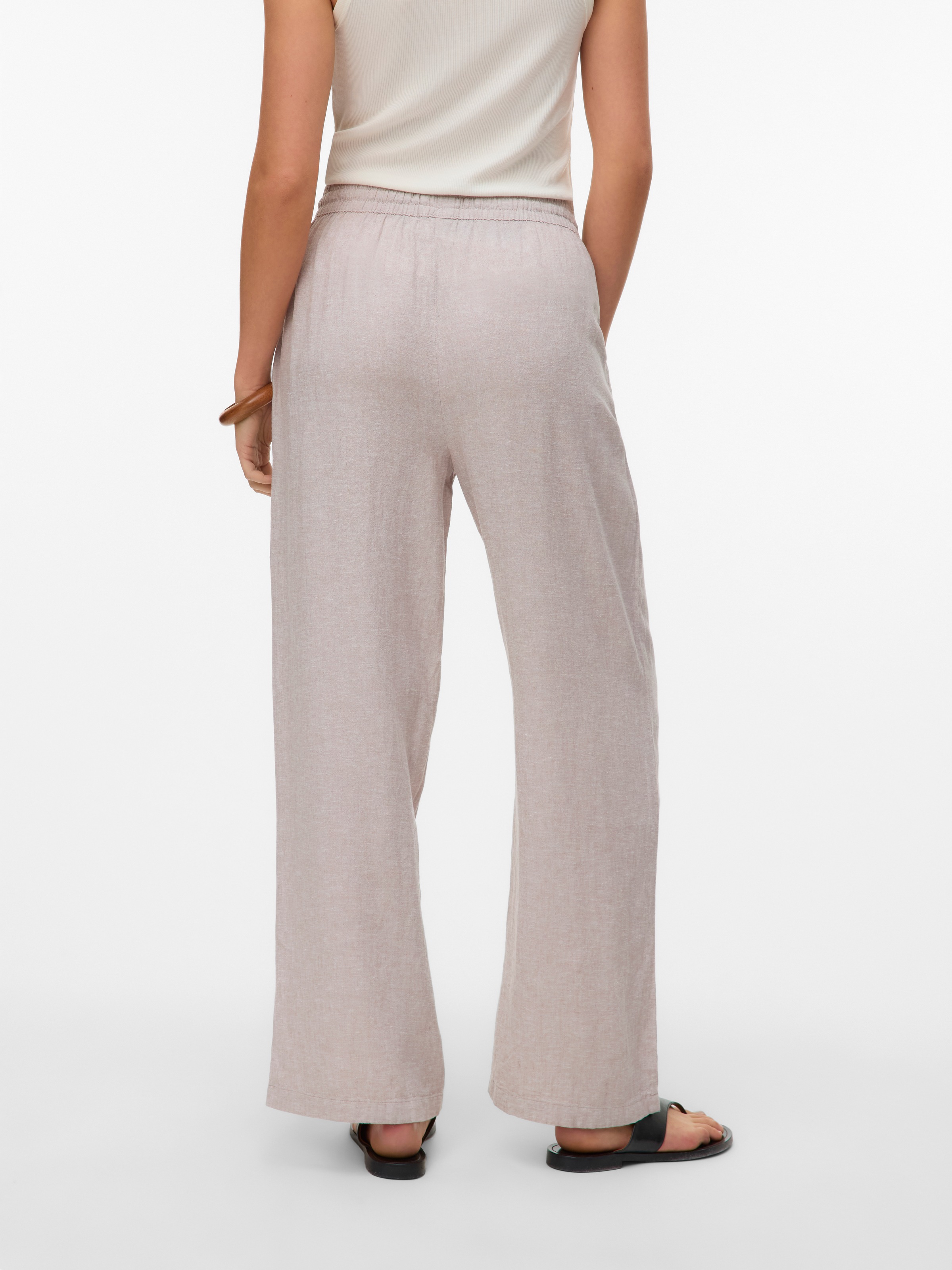 Thumbnail - Vero Moda Schlupfhose "VMLINN LINEN PANTS WVN NOOS" Sommerhose, mit Leinen