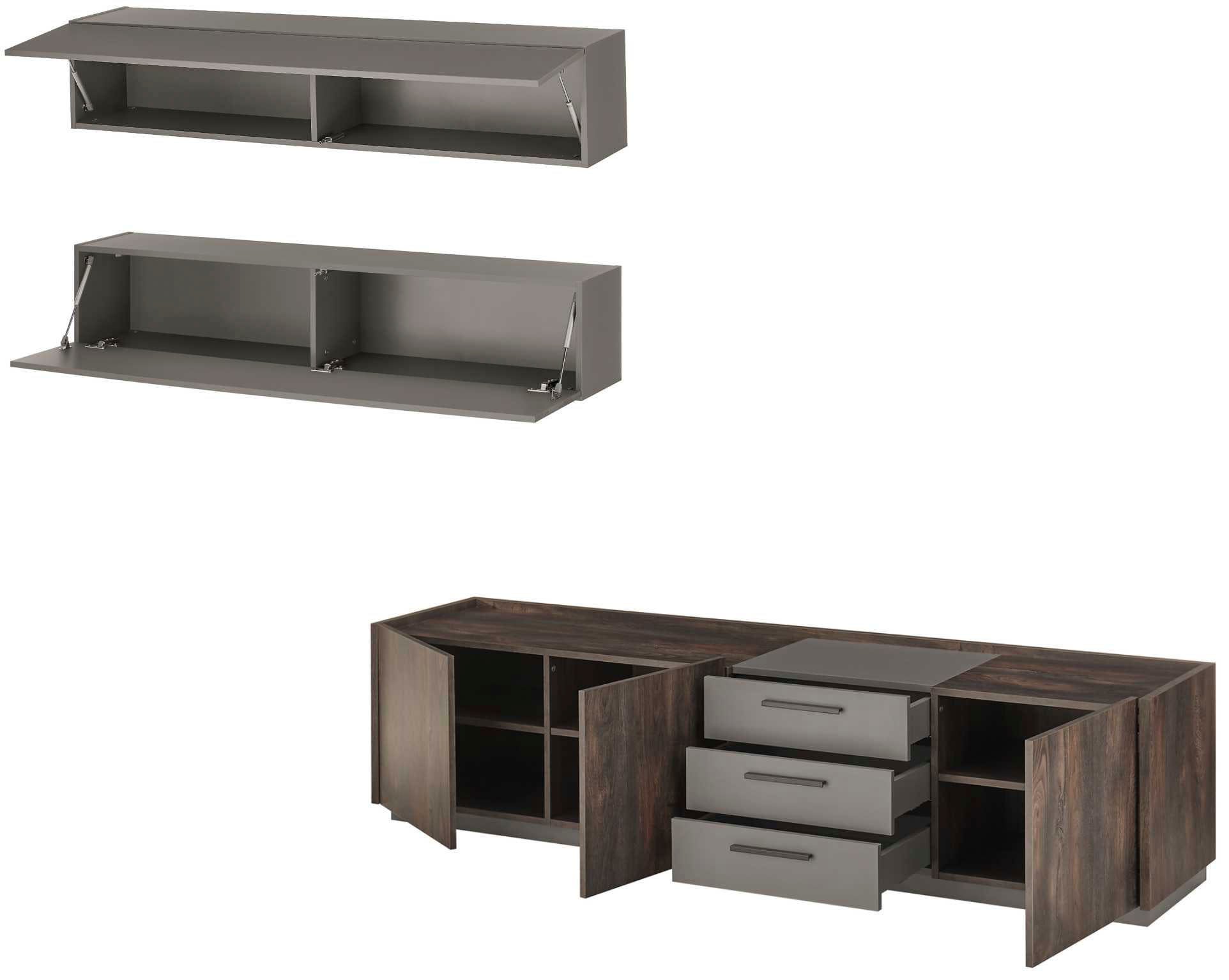 INOSIGN Schrank-Set »LARGO«, (Set, 3 St.), mit Soft-Close und Push to open-Funktion