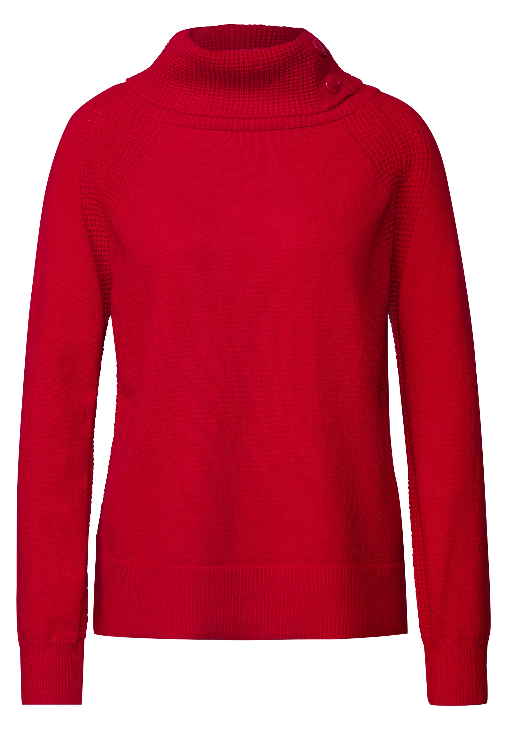 STREET ONE Rollkragenpullover, mit Stehkragen