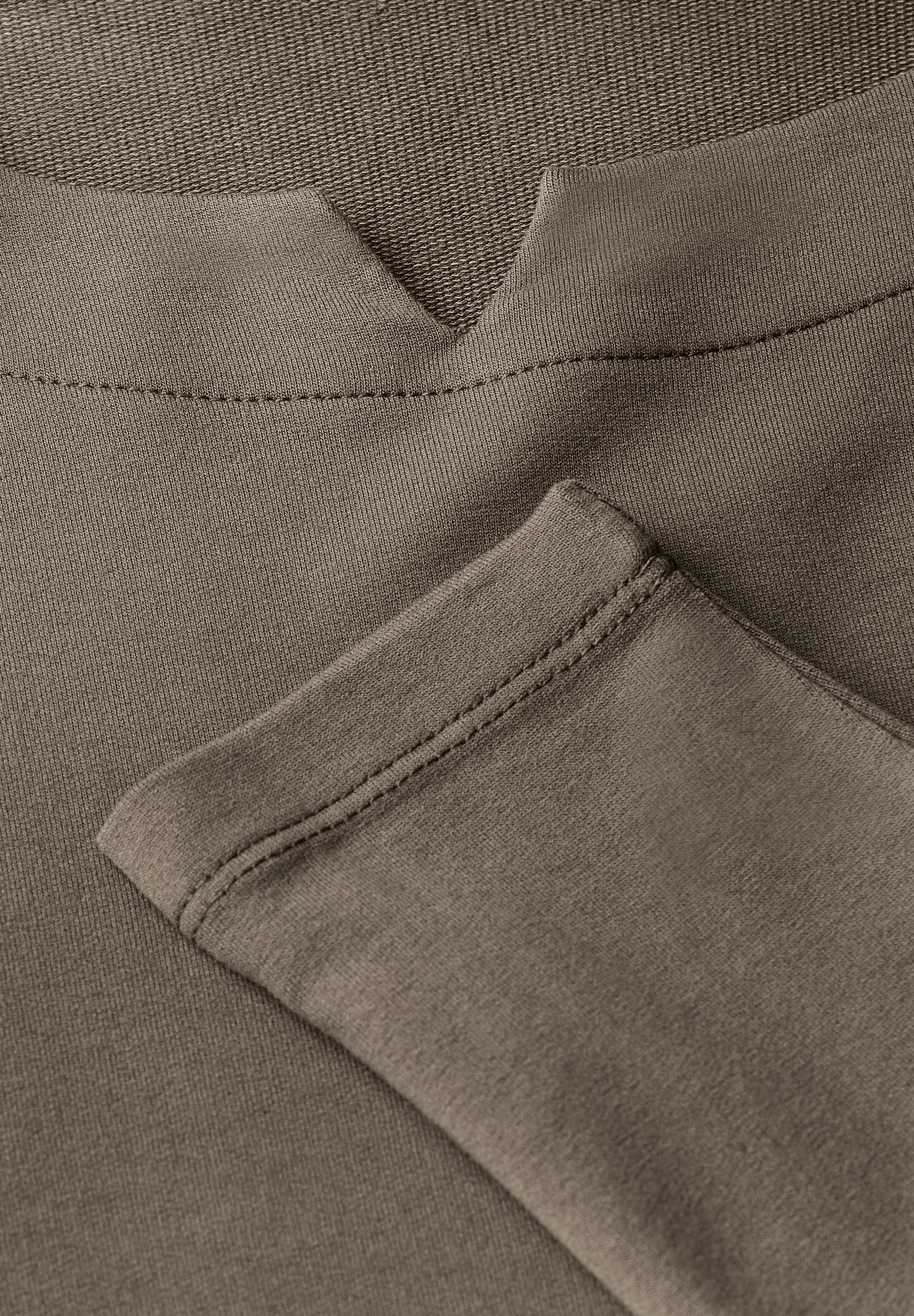 STREET ONE Langarmshirt, mit Elastiksaum