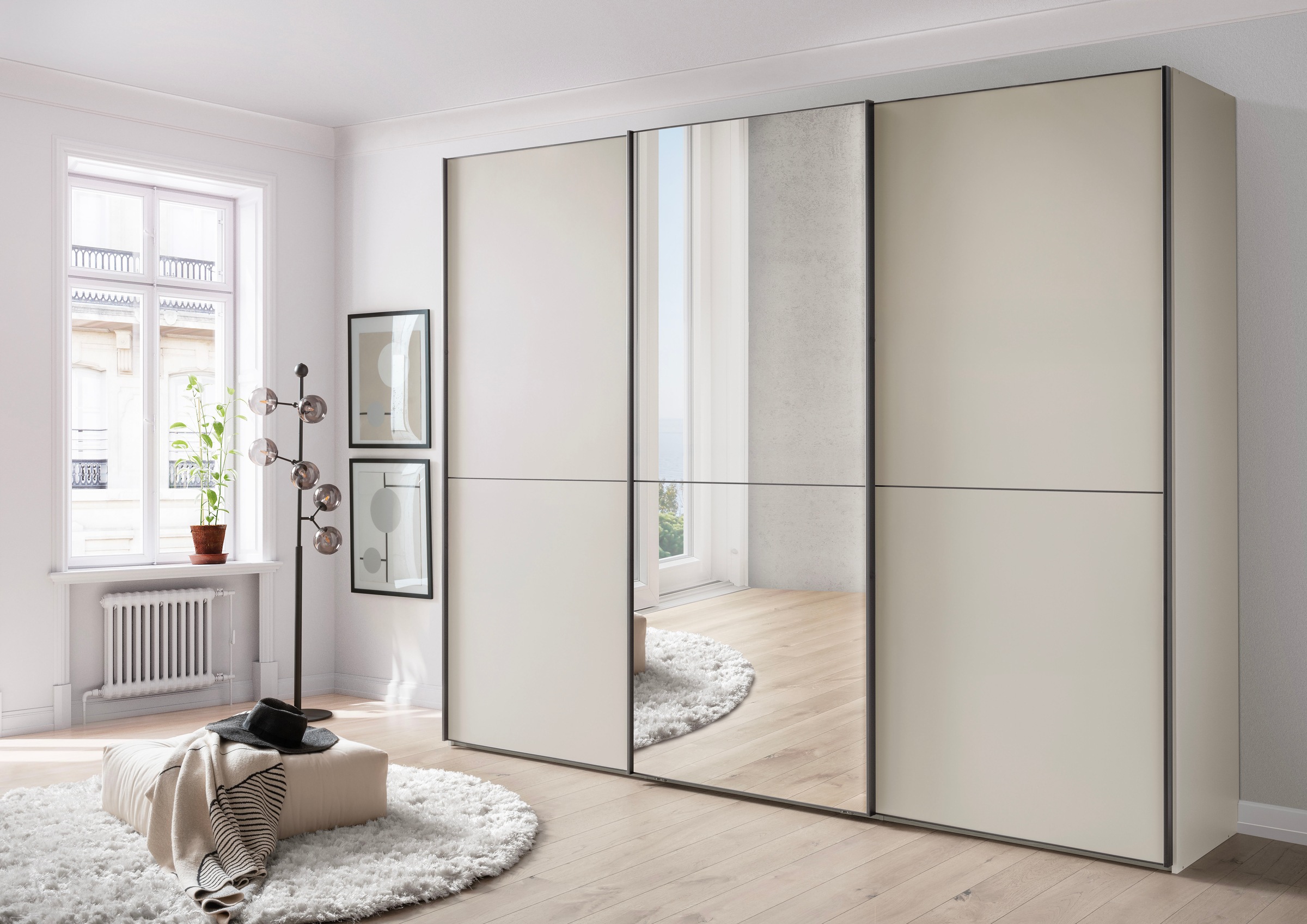 WIEMANN Schwebetürenschrank "Phoenix, Made in Germany, modernes Design, Hig günstig online kaufen