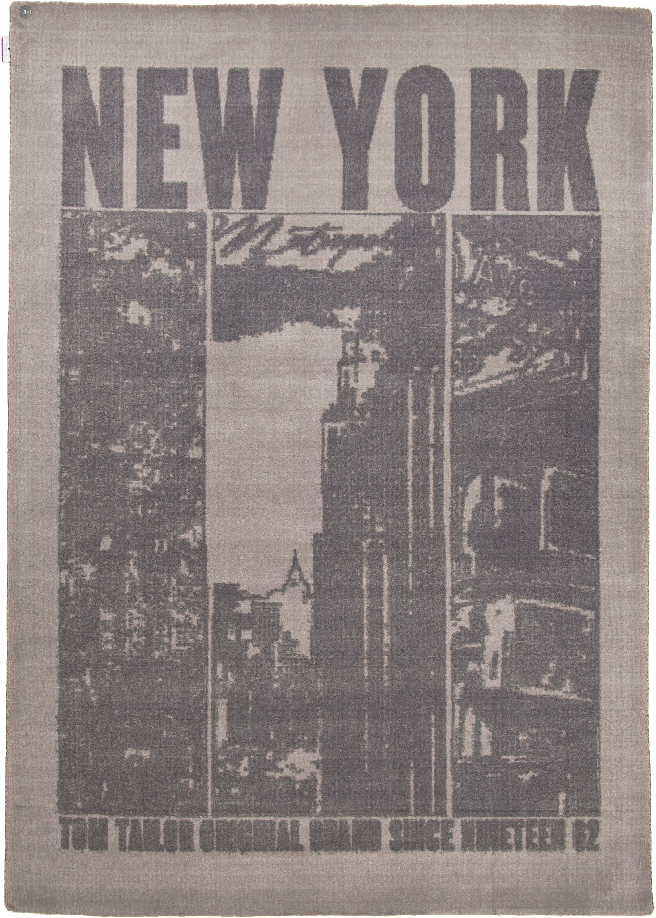 TOM TAILOR HOME Teppich "Happy New York" rechteckig 12 mm Höhe modernes Des günstig online kaufen