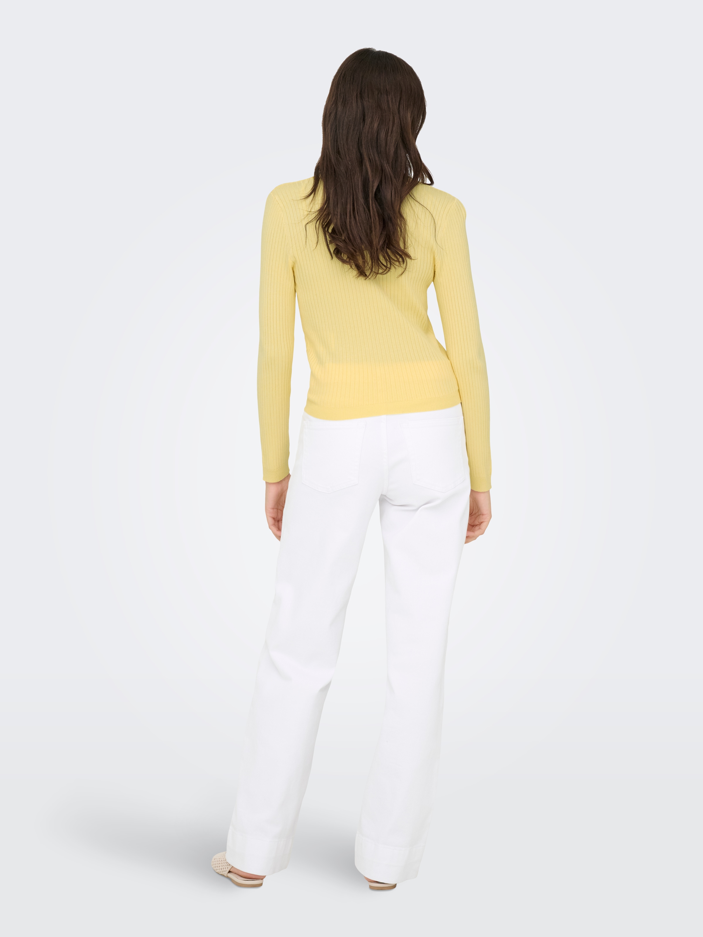 ONLY Polokragenpullover »ONLKAYA LS POLO PULLOVER EX KNT« Rippstrick