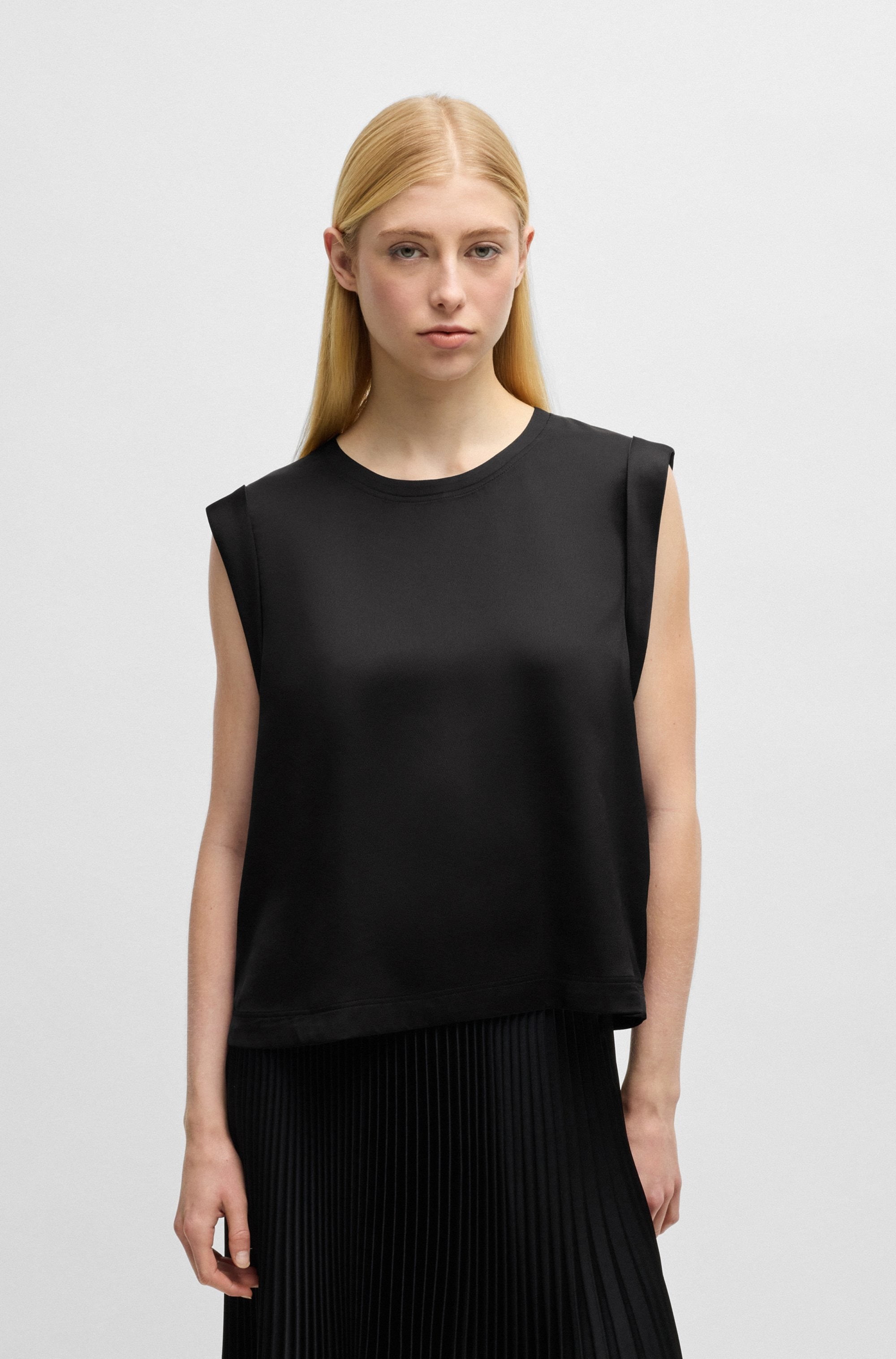 BOSS ORANGE Klassische Bluse "Ieaska Premium Damenmode" Satin Qualität günstig online kaufen