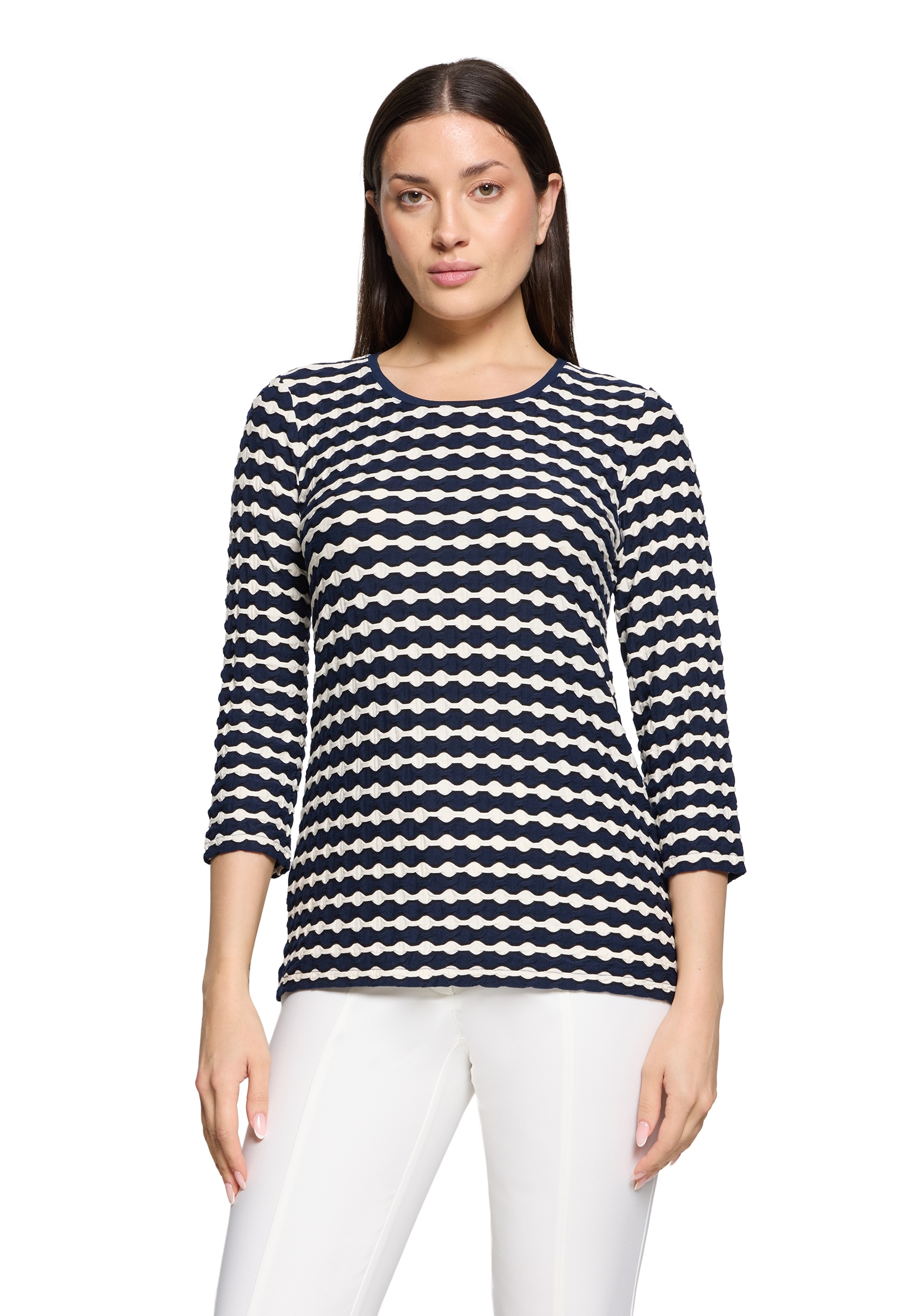 Betty Barclay 3/4-Arm-Shirt "Damen mit Rundhalsausschnitt" 1 Stk. tlg. Mate günstig online kaufen