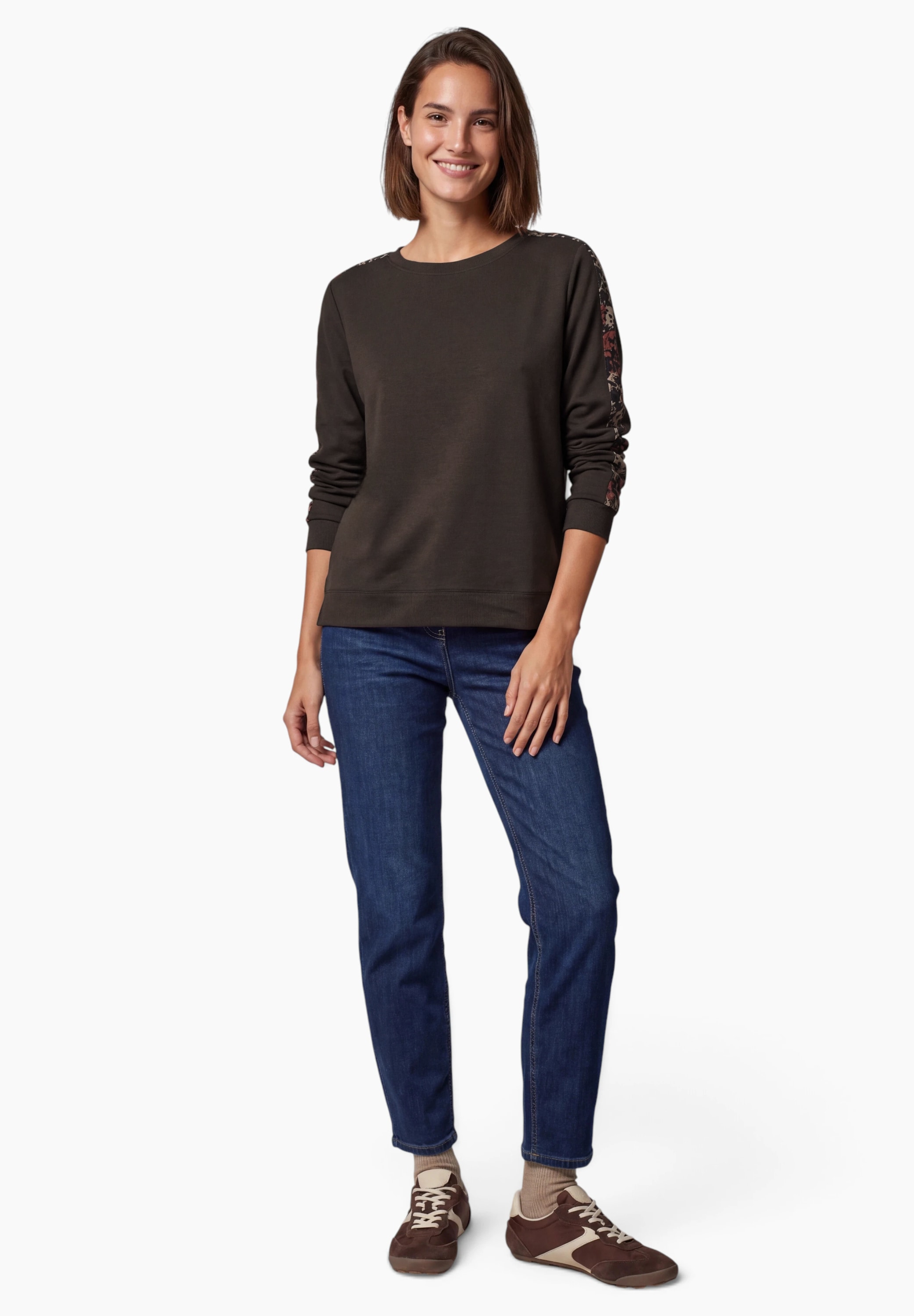 Cecil Langarmshirt mit U-Boot-Ausschnitt