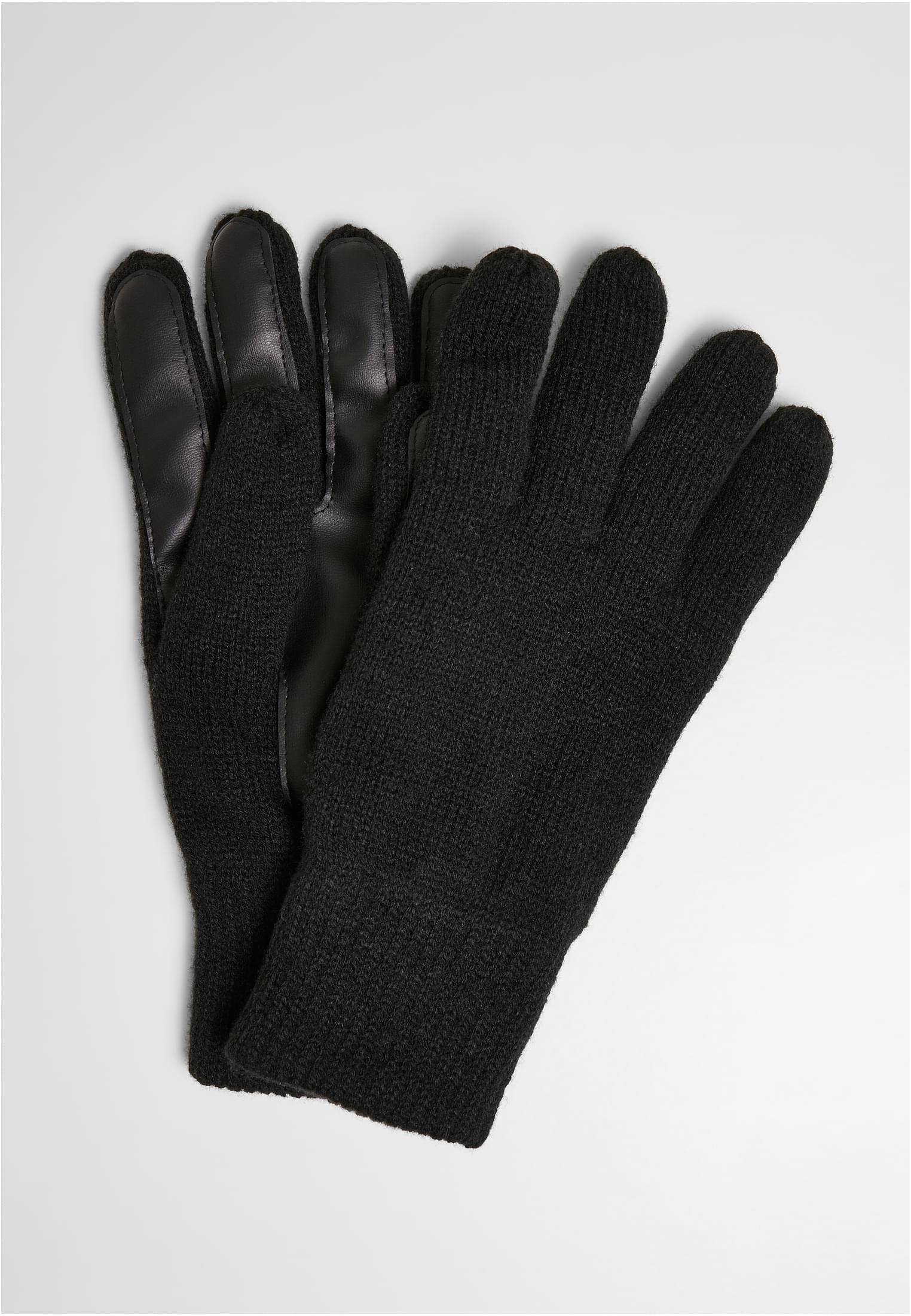 URBAN CLASSICS Baumwollhandschuhe »Unisex Synthetic Leather Gloves« kaufen BAUR für | Knit
