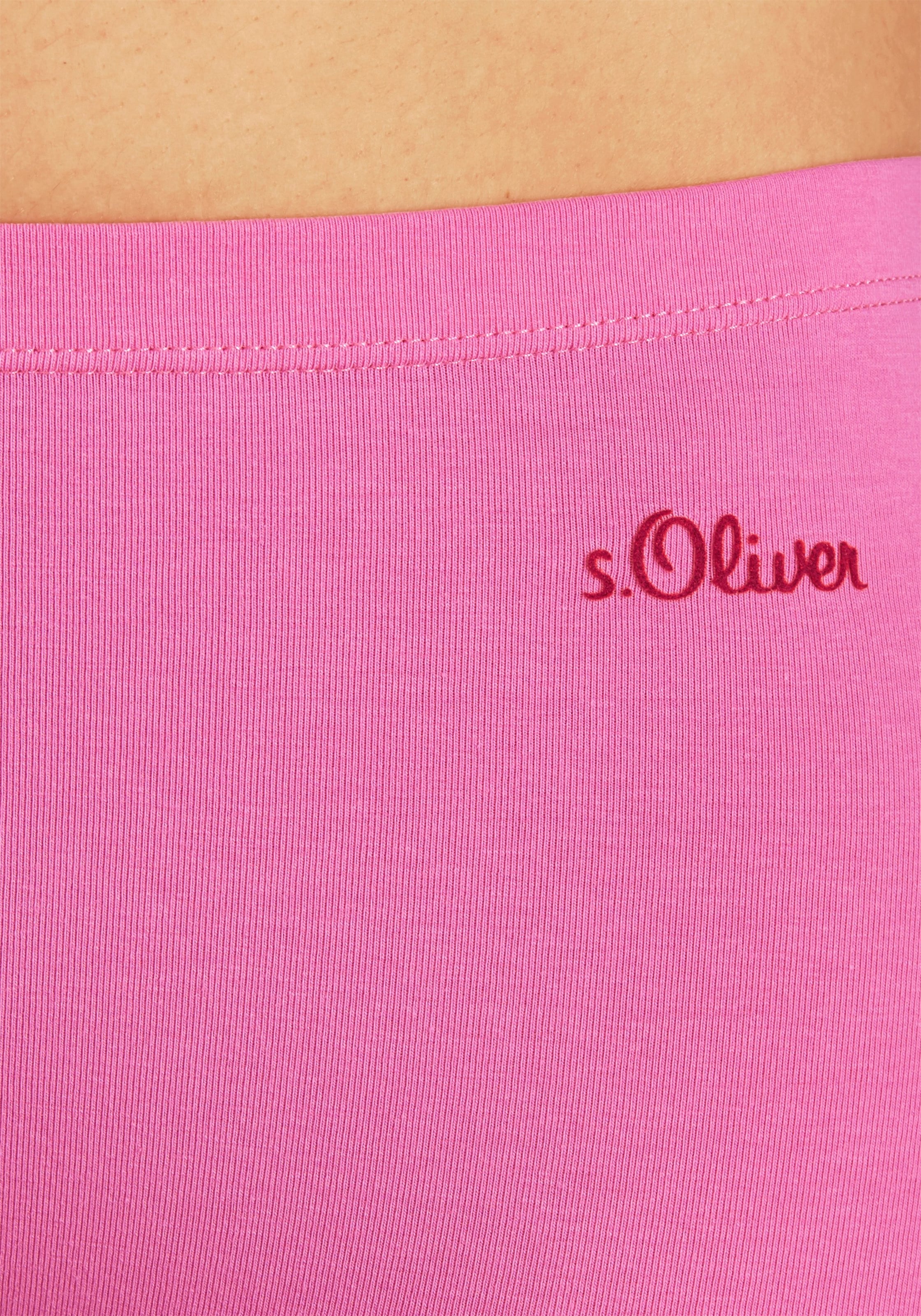 s.Oliver Panty, (Packung, 3 St.), aus elastischer Baumwoll-Qualität