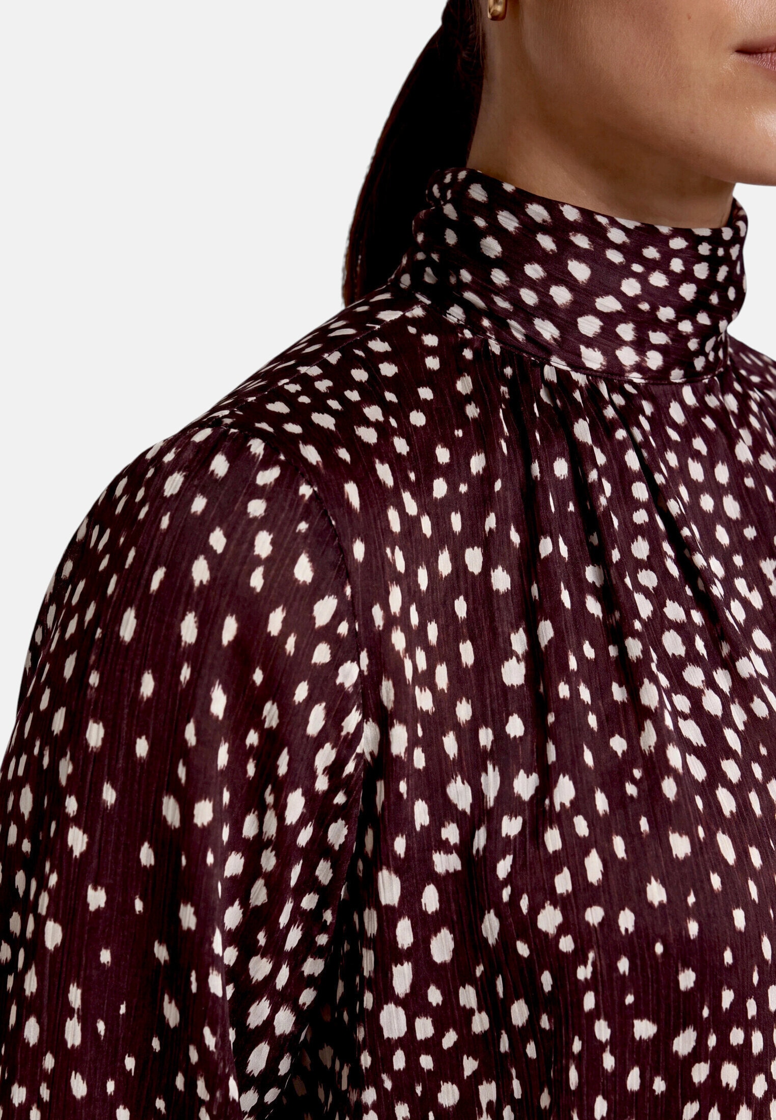 Zero Satinbluse »Damen mit Animalprint«