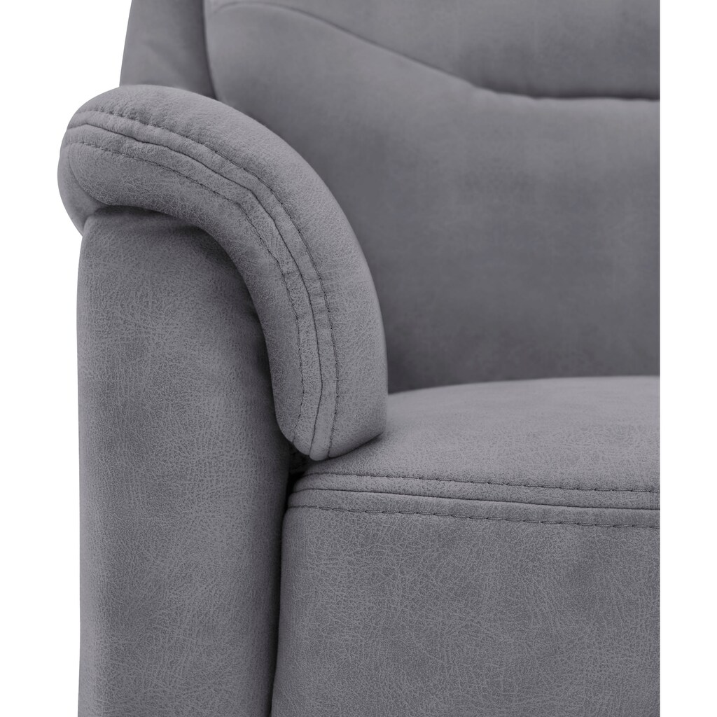 VILLA BECK Sessel »Como«, mit Einzug im Rücken und Bodenfreiheit, Breite 83cm