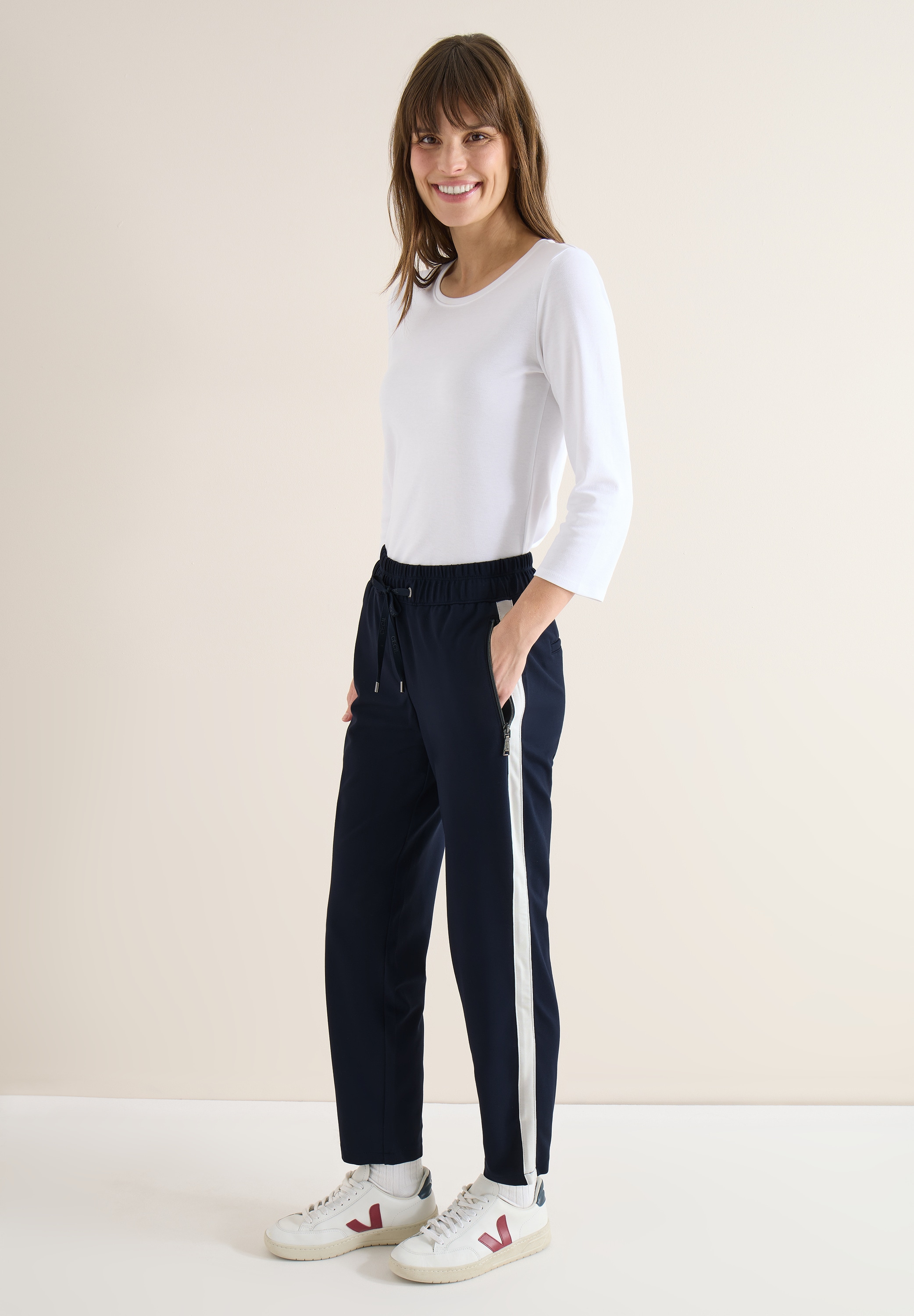 Cecil Stoffhose  Elastikbund mit Tunnelzug