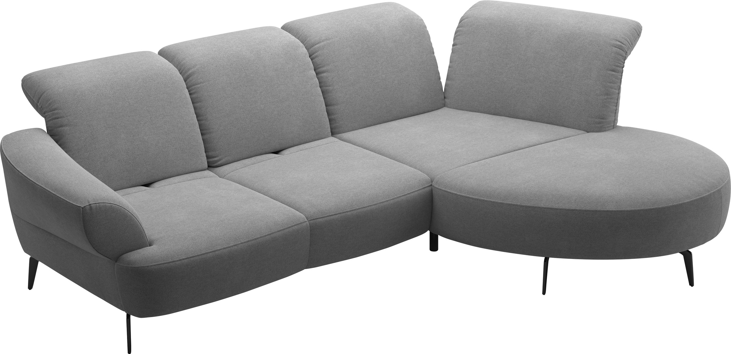 sit&more Ecksofa »Dance«, inkl.System Click&Seat und Sitztiefenverstellung