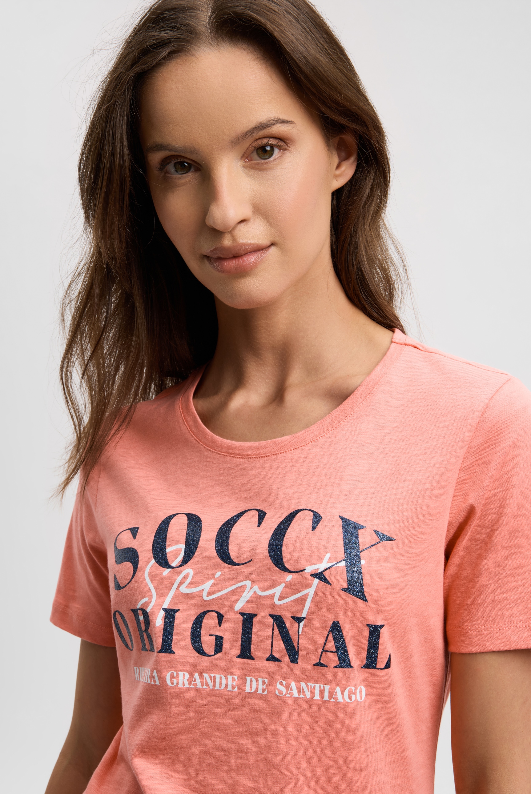 SOCCX Rundhalsshirt aus Baumwolle