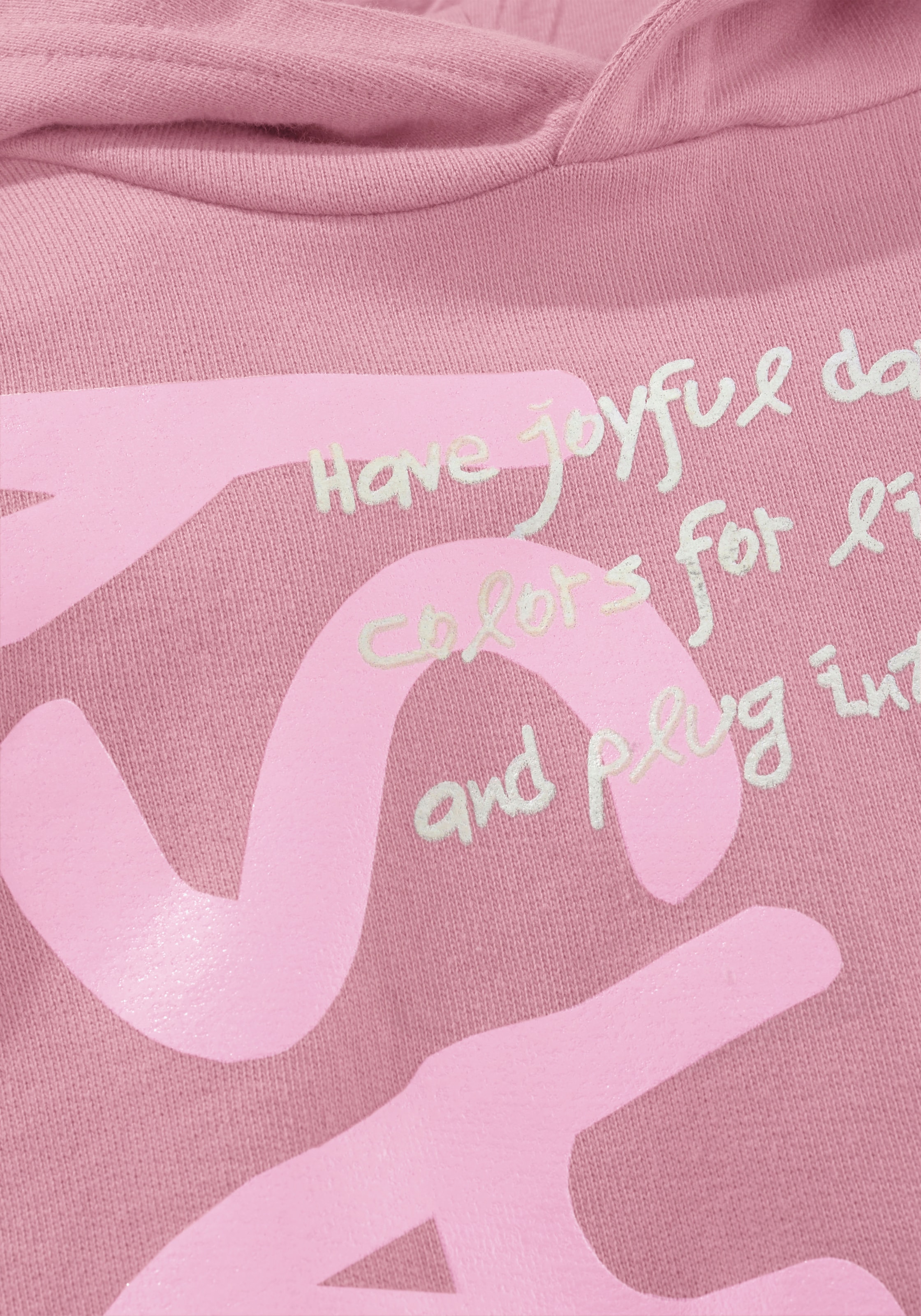 KIDSWORLD Kapuzenshirt »SO EASY - Print«, Langarm, Basic-Passform, mit modischen Drucken