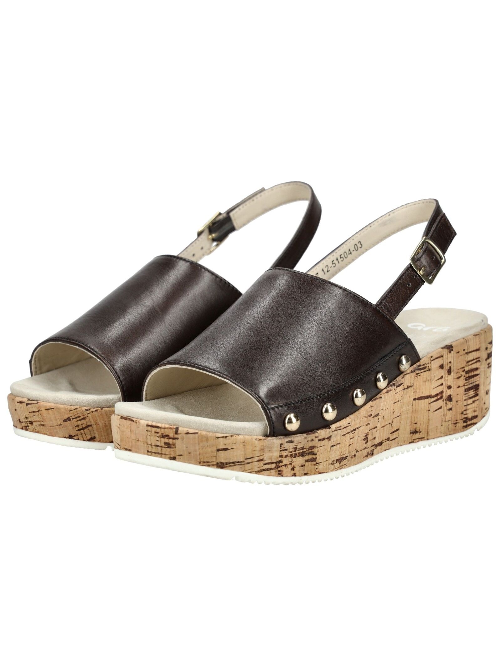 Ara Sandalen Glattleder Wedge Sandal Mocca 43 3