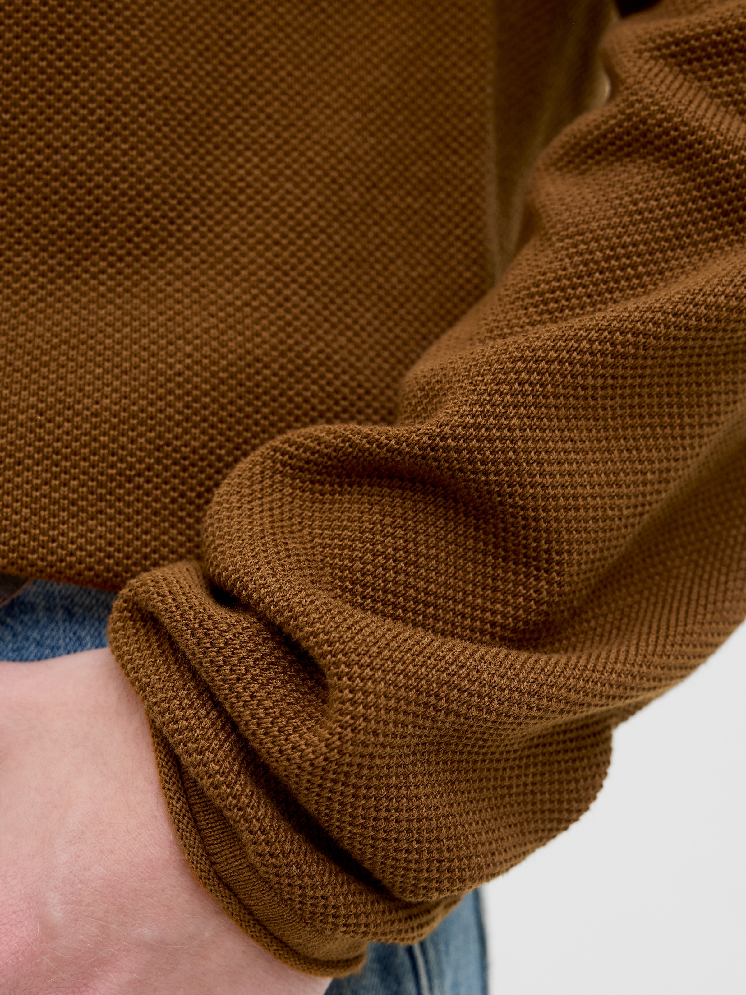 Jack & Jones Rundhalspullover »JJEHILL KNIT CREW NECK NOOS« Baumwolle, regular fit
