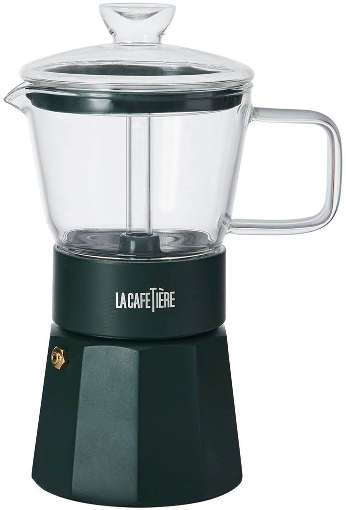 La Cafetière Espressokocher "La Cafetière", 290 l Kaffeekanne, Aus hochwertigem, rostfreiem Edelstahl mit induktionsgeei