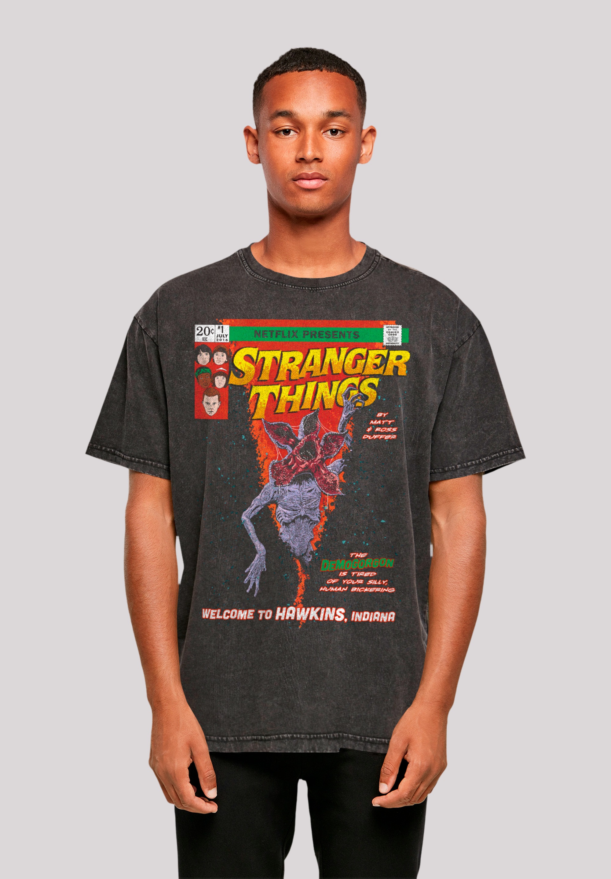 F4NT4STIC T-Shirt »Stranger Things Comic Cover Netflix TV Series«, Premium Qualität