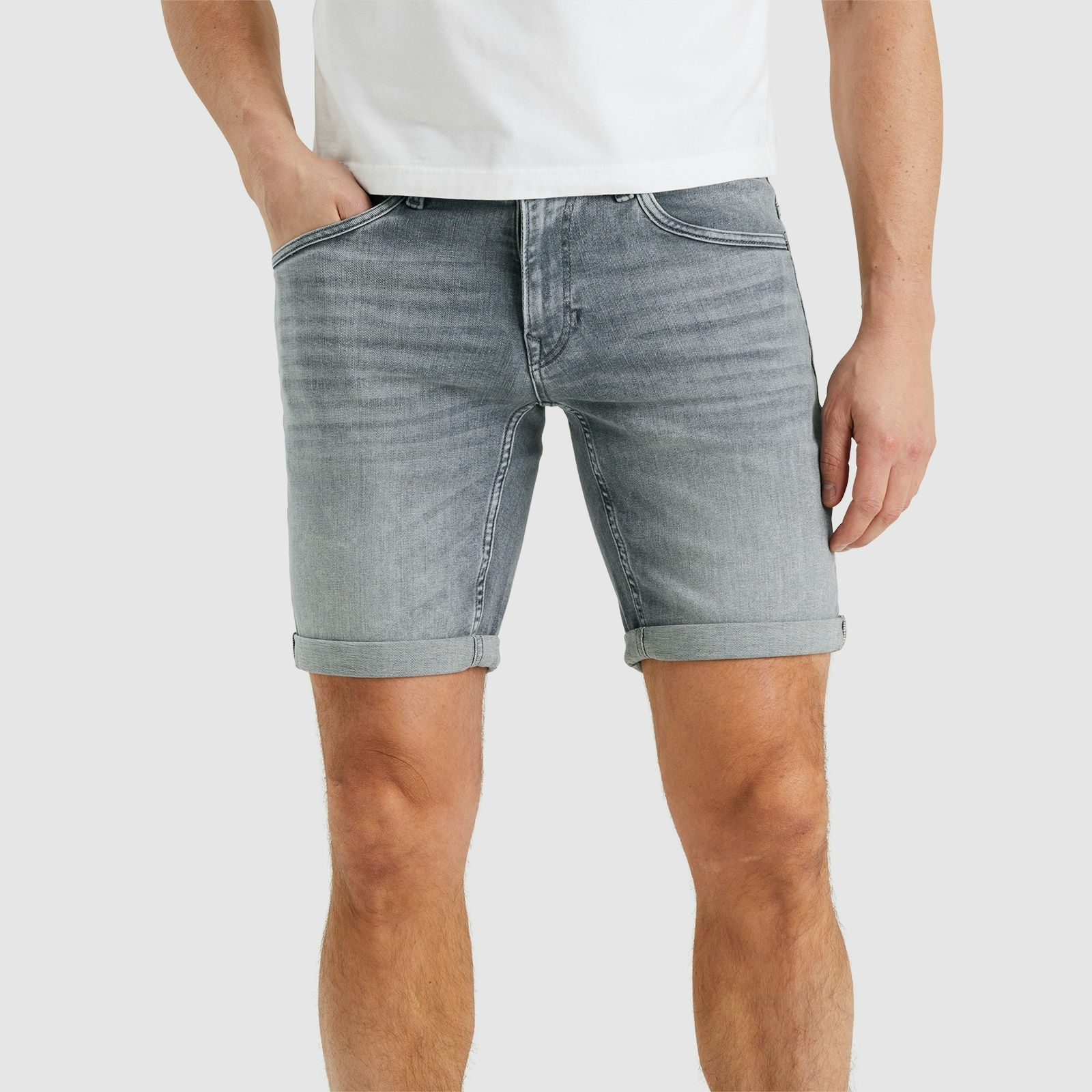 PME LEGEND Herren Shorts "NIGHTFLIGHT SHORTS", grün, Gr. 36, Web, Obermaterial: 98% Baumwolle, 2% Elasthan, Hosen, Sommerhose