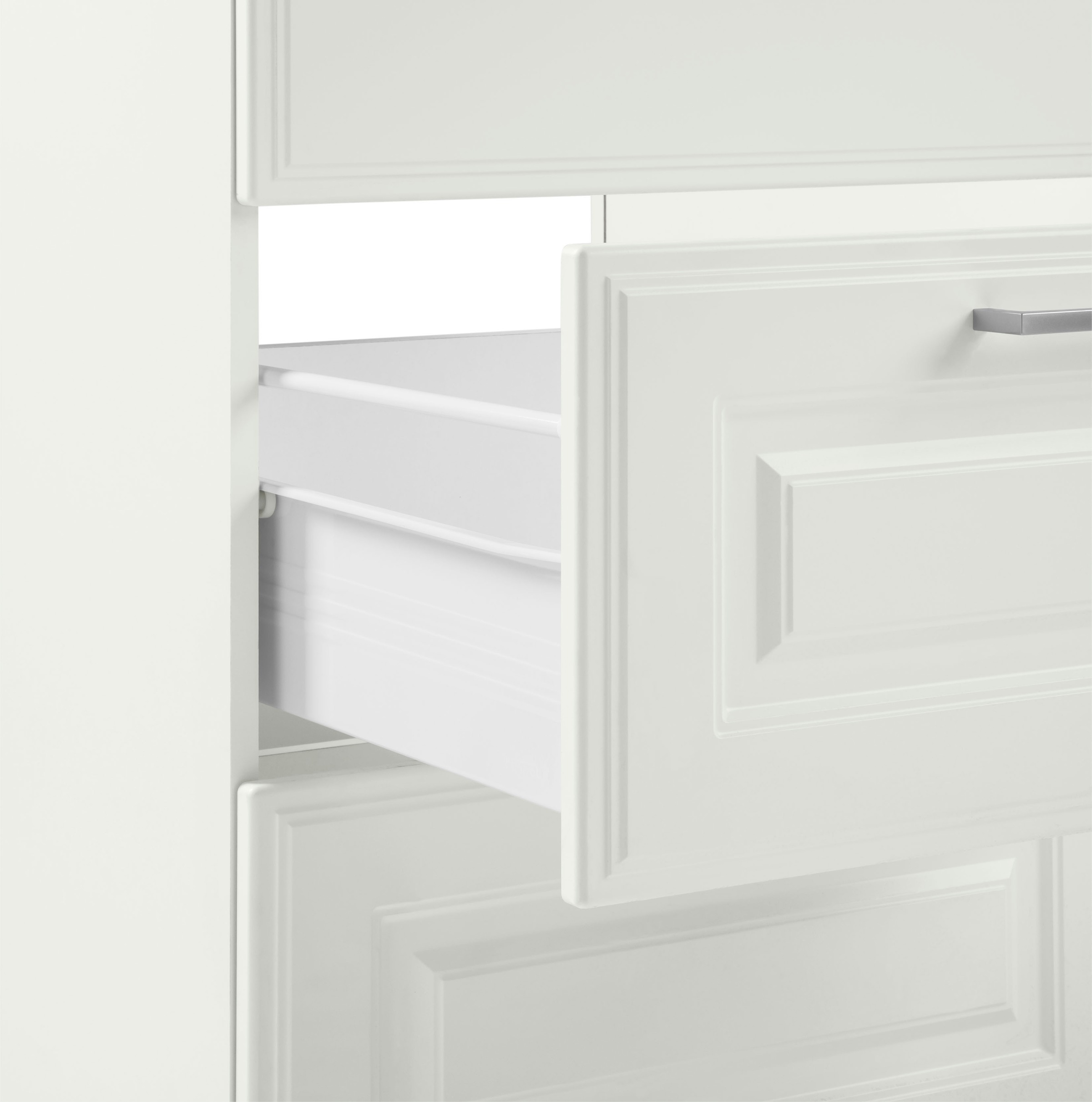 KOCHSTATION Küchenzeile »KS-Stockholm« Breite 370 cm, mit hochwertigen MDF Fronten im Landhaus-Stil