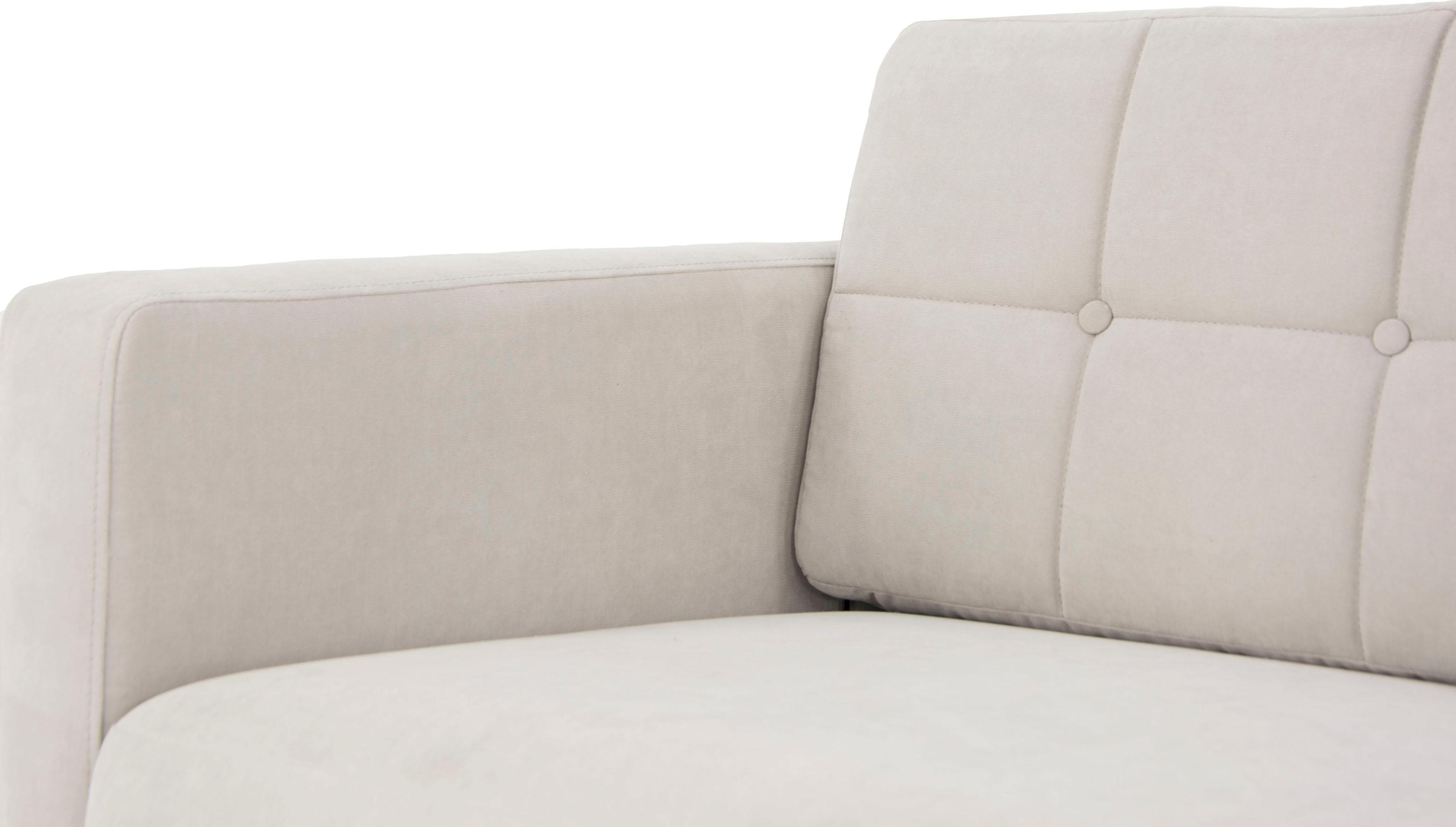 Home affaire 2-Sitzer »Brest«, mit Knopfheftung und Steppung im Rücken, geradliniges Design