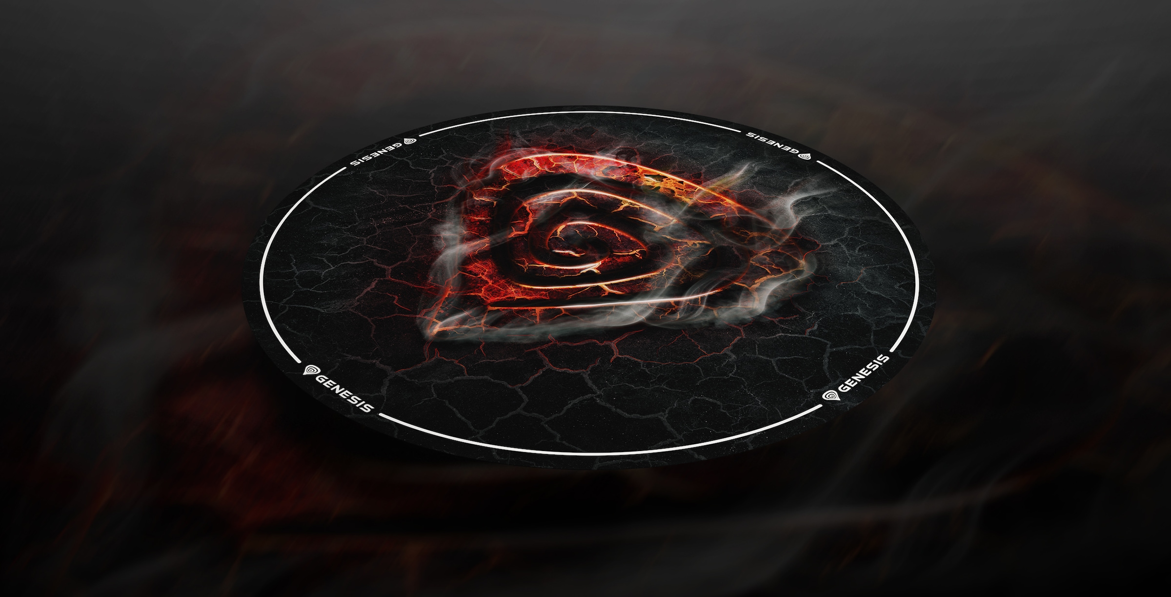 Genesis Bodenschutzmatte »TELLUR 400 "ROUND LAVA" (1,0m)«