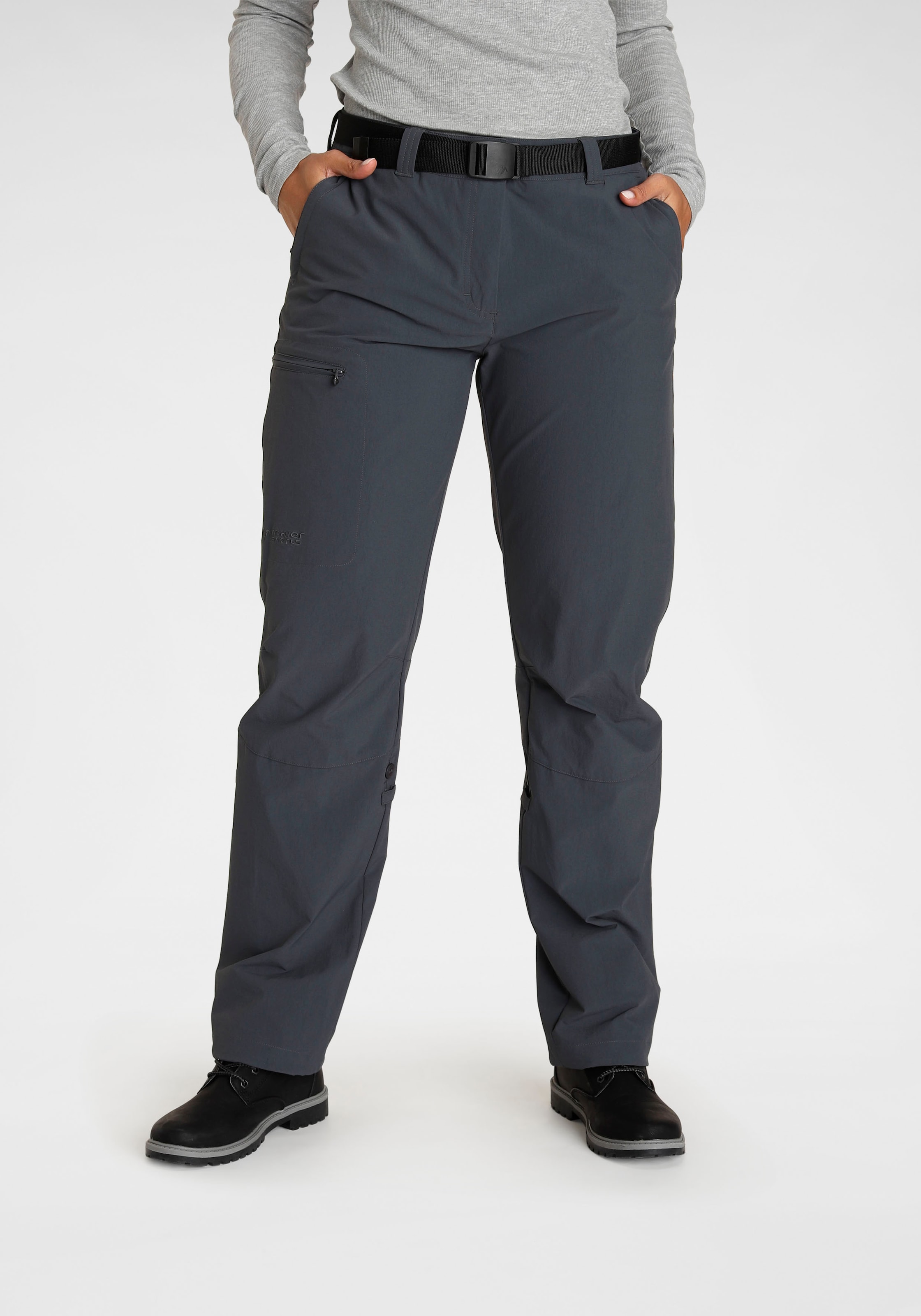 Maier Sports Outdoorhose "LULAKA" mit Reißverschlusstasche am Bein, schnell trocknend, atmungsaktiv