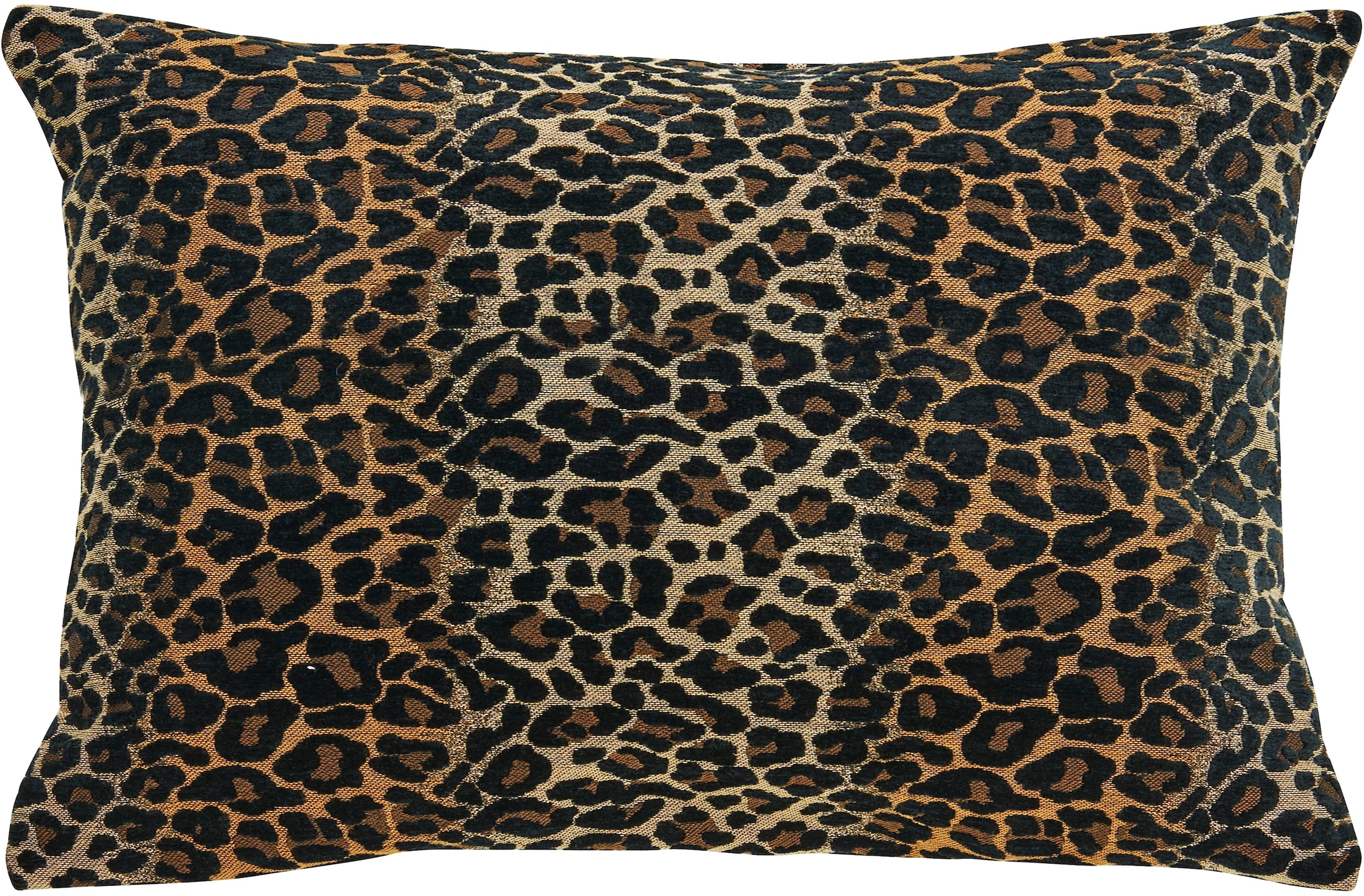 done. Kissenhülle "Leopard" Jaquardgewebte Kissenhülle im Leoparden-Look günstig online kaufen