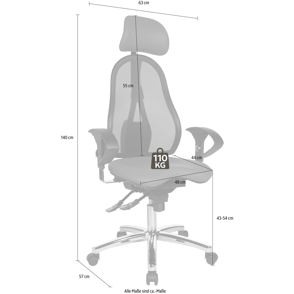 TOPSTAR Bürostuhl »Sitness 45«