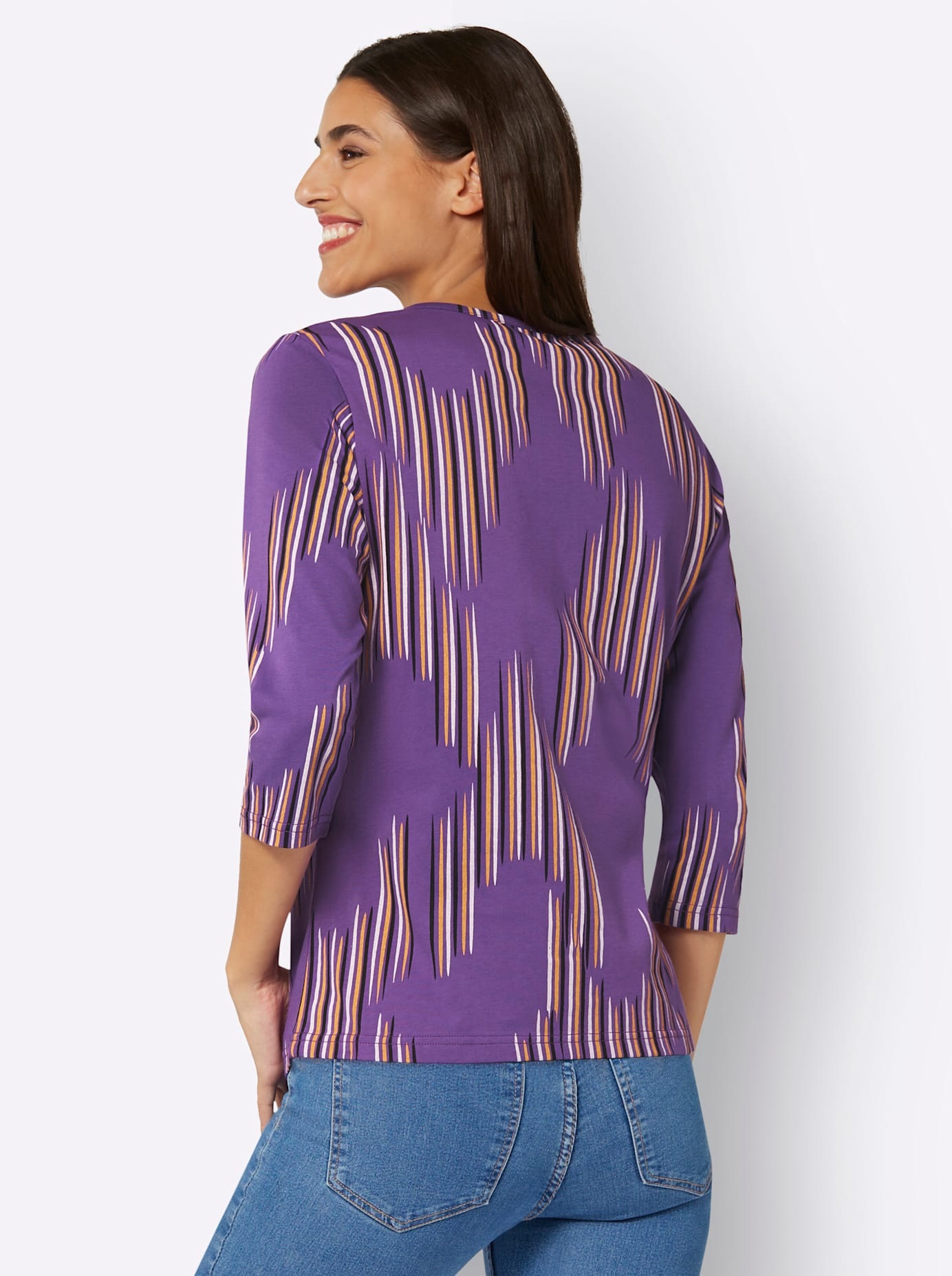 3/4-Arm-Shirt »Rundhals-Shirt«