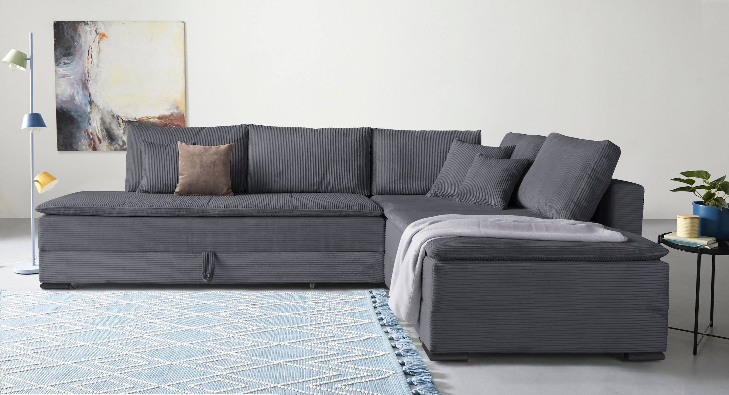 INOSIGN Ecksofa "Night & Day L-Form mit Dauer-Schlaffunktion, Cord-Bezug", günstig online kaufen