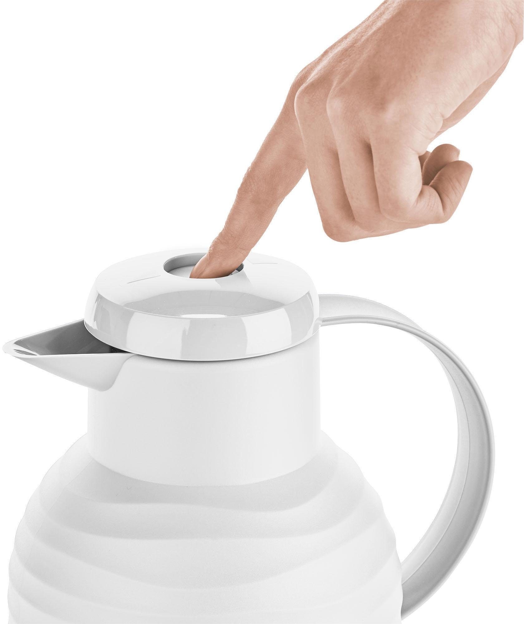 Emsa Isolierkanne "Samba Wave" 1 l Made in Germany, 12h warm/24h kalt, Quic günstig online kaufen