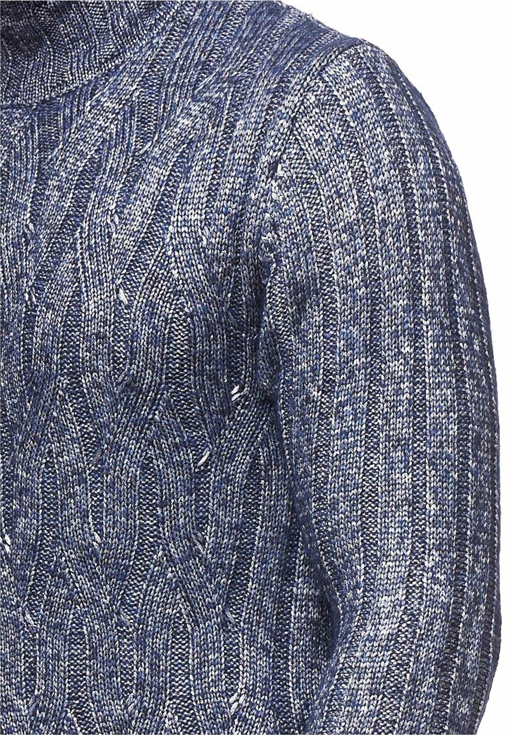 Rusty Neal Strickpullover, mit wärmendem Stehkragen