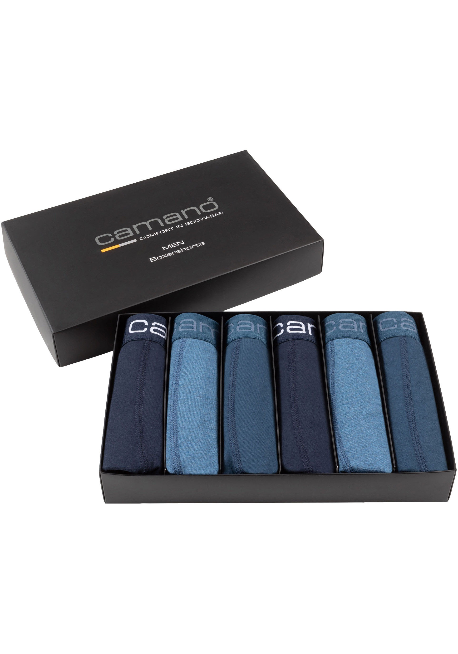 Camano Boxershorts "Boxershorts Unterhosen Herren elastischer Gummibund ohn günstig online kaufen