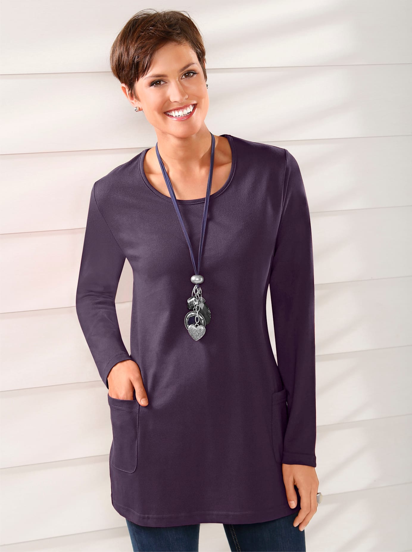 Classic Basics Longshirt "Longshirt" 1 Stk. tlg. günstig online kaufen