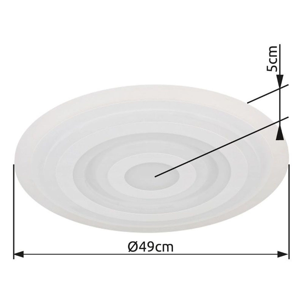 GLOBO LIGHTING Deckenleuchte »ALOIS«, Leuchtmittel LED-Modul | LED fest integriert, 3300lm Output