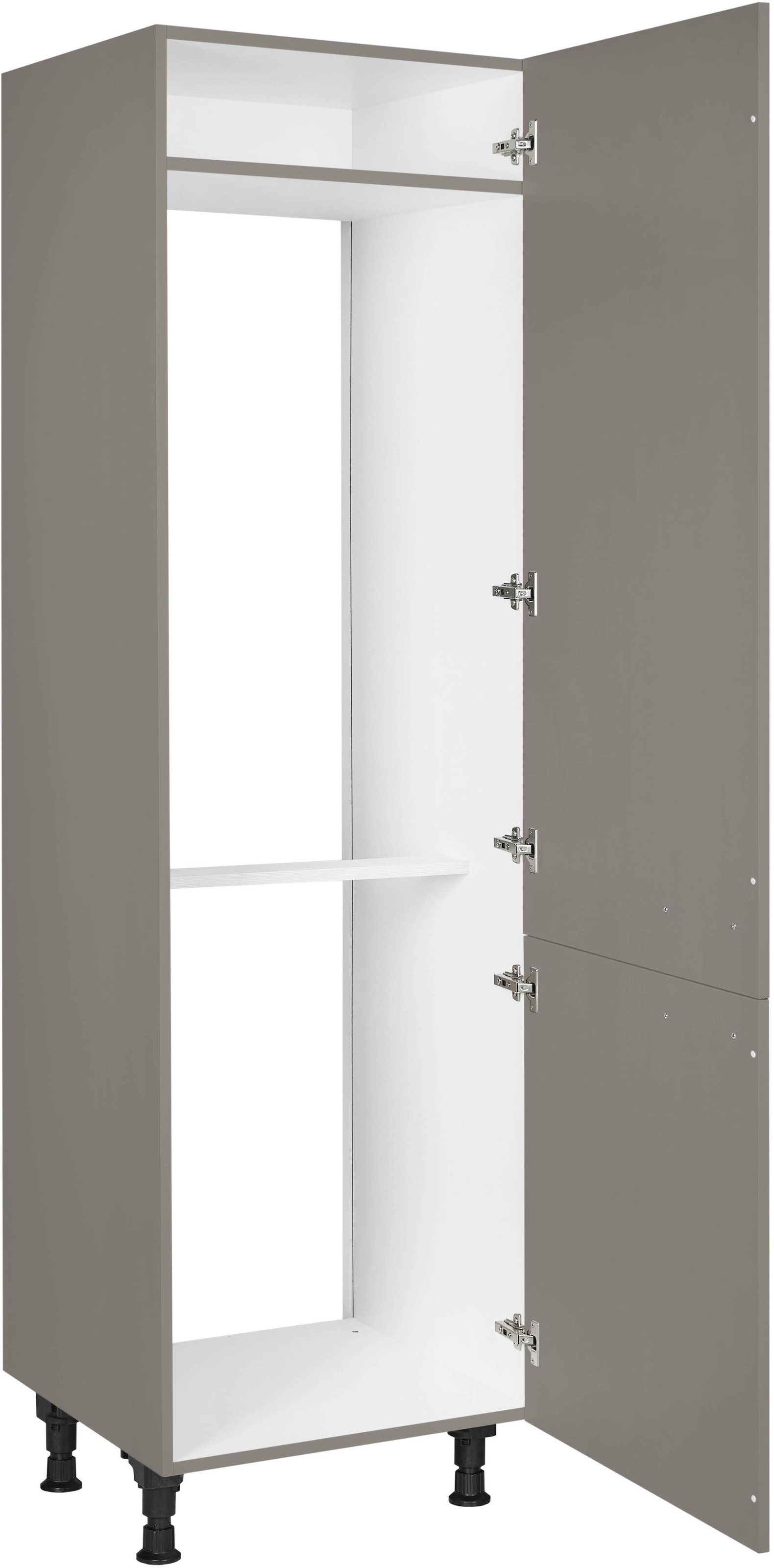 nobilia® Kühlmodul »"Laser", für ein Kühl- und Gefrierschrank, Ausrichtung wählbar« vormontiert, Ausrichtung wählbar, Breite/Höhe: 60/216,6 cm
